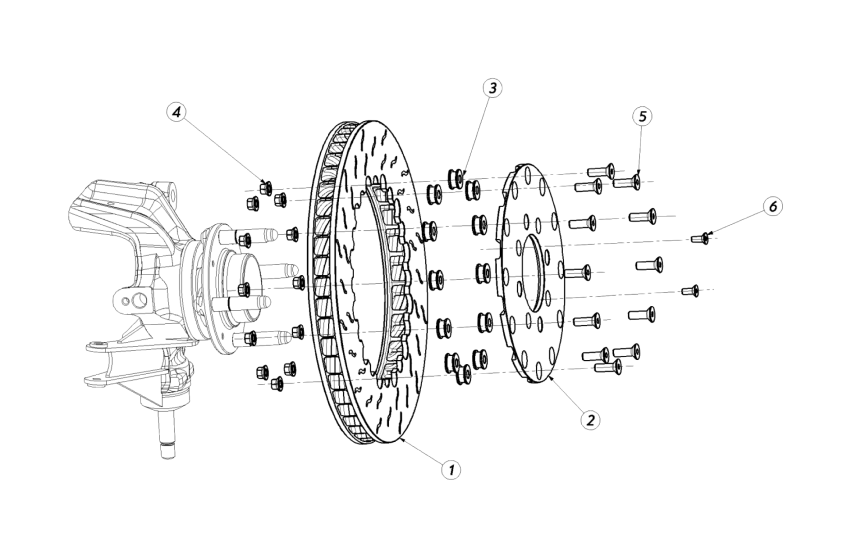 F11 - Front Brake Disc - Tarmac - Race and Rally