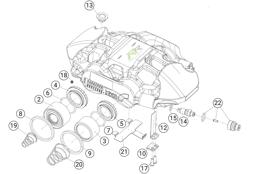F21 - Calipers Service Parts - Race and Rally