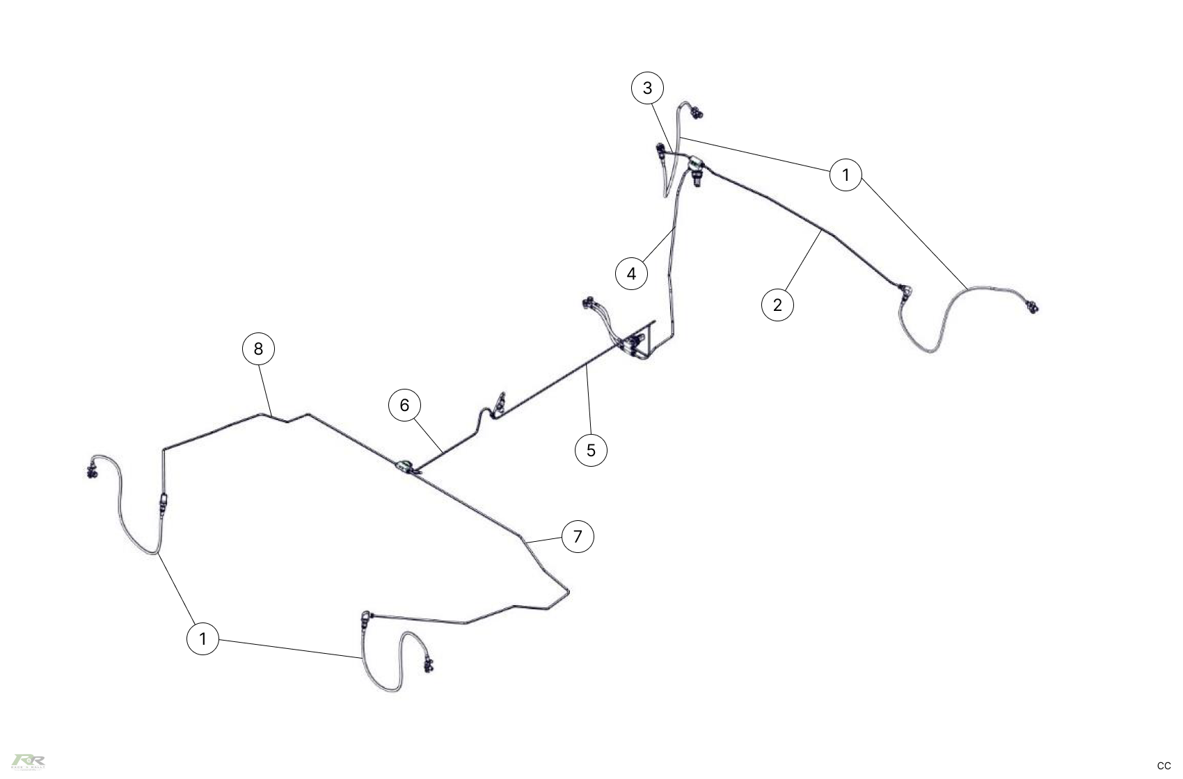 F63 - Brake Circuit - Race and Rally