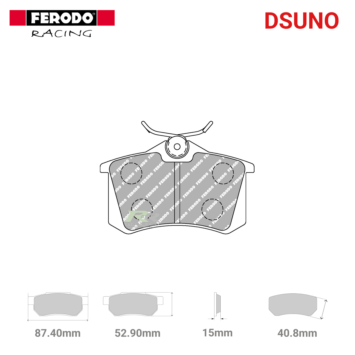 FCP541Z - (Z) Dsuno Brake Pads - Race and Rally