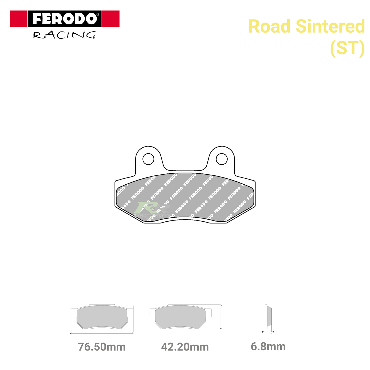 FDB312ST - (ST) - Road Sintered Motorcycle Brake Pads