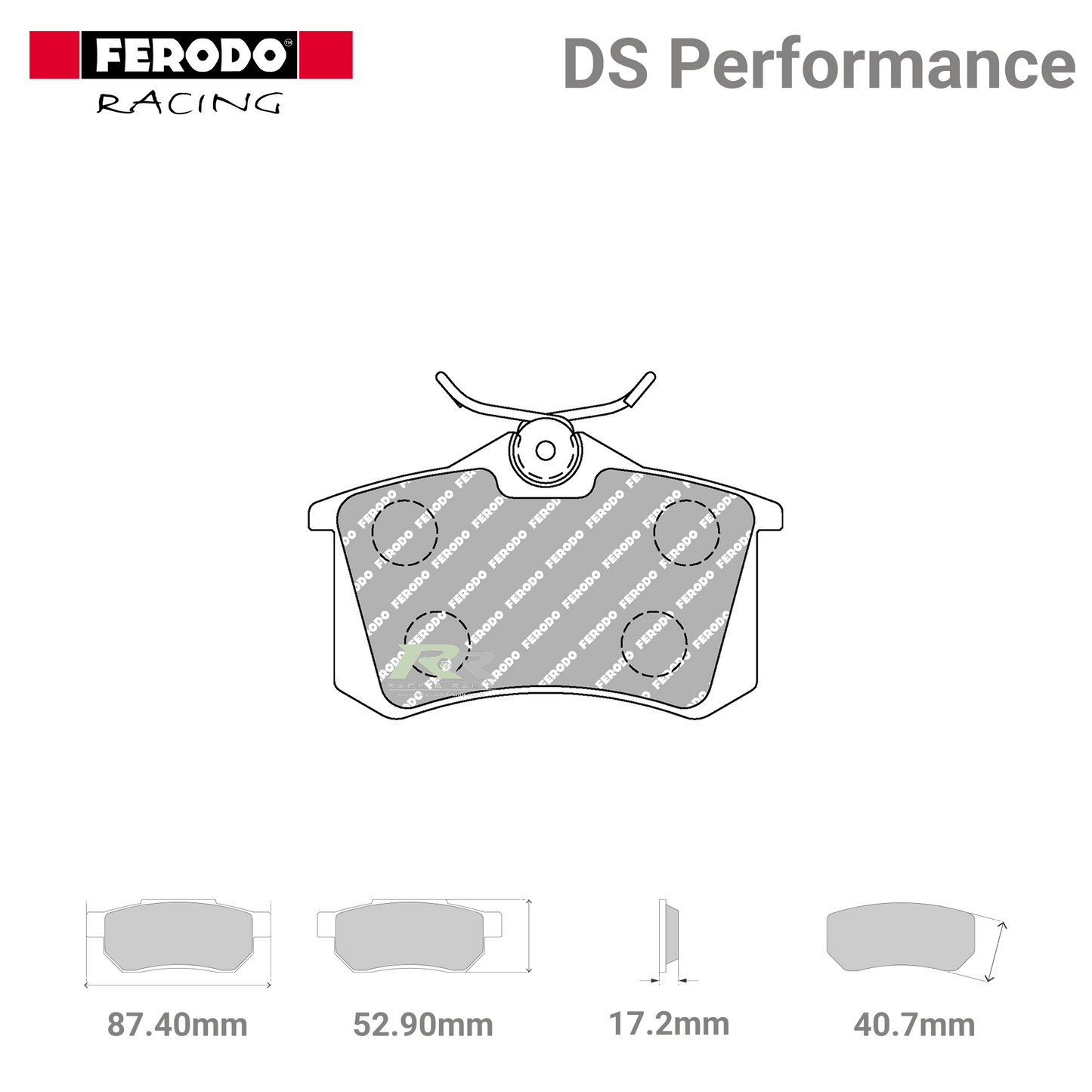 FDS1083 Ferodo High Performance Brake Pads - Race and Rally