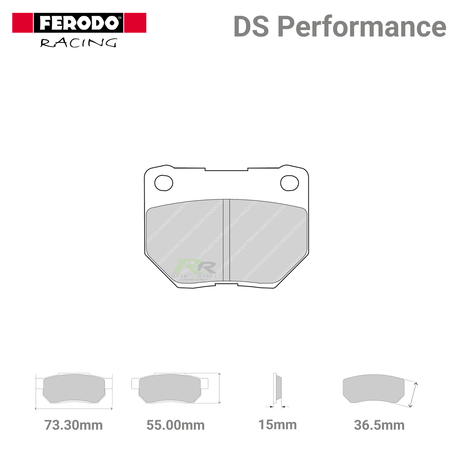 FDS1372 Ferodo High Performance Brake Pads - Race and Rally