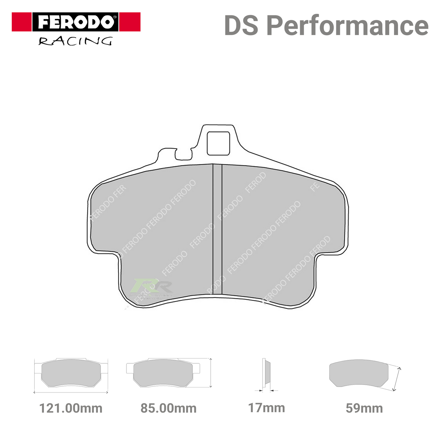 FDS1435 Ferodo High Performance Brake Pads - Race and Rally