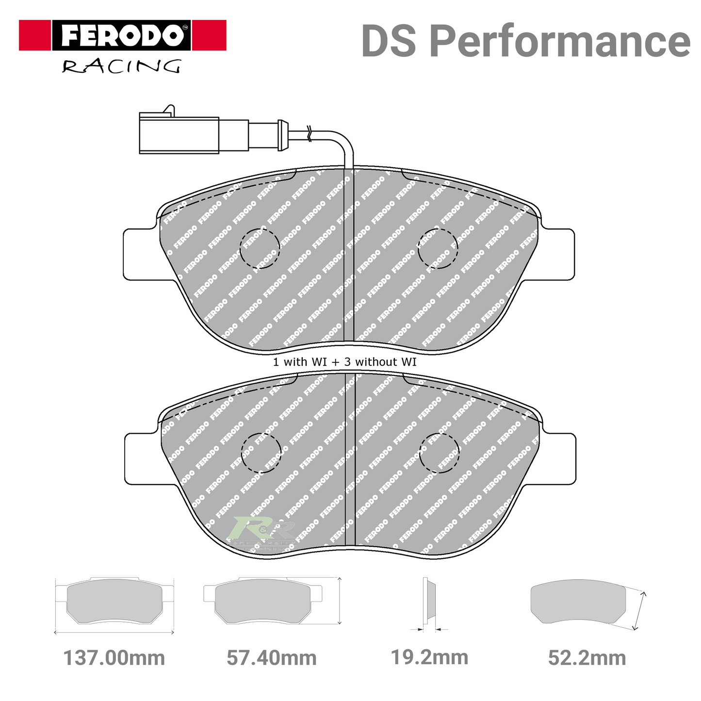 FDS1467 Ferodo High Performance Brake Pads - Race and Rally