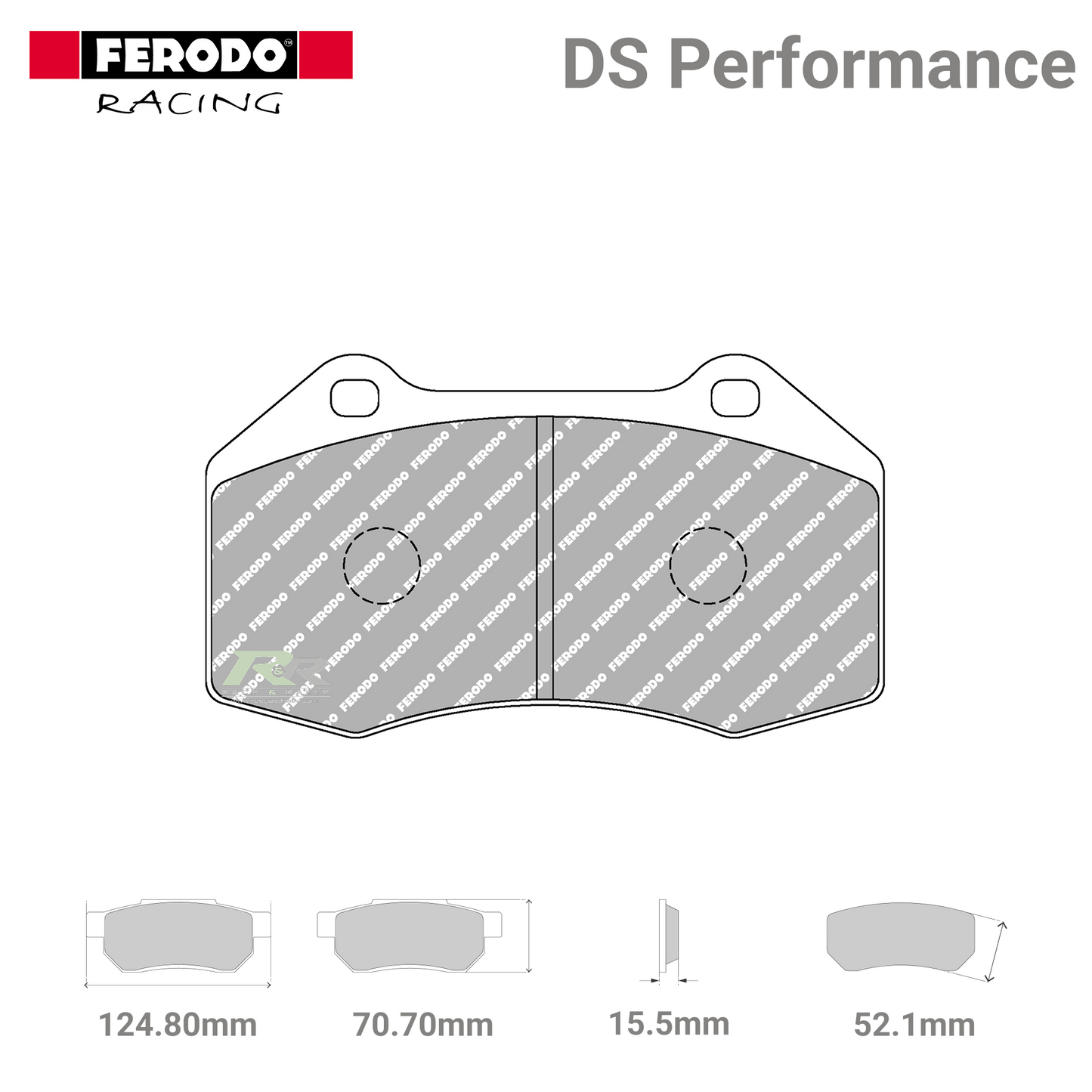 FDS1667 Ferodo High Performance Brake Pads - Race and Rally