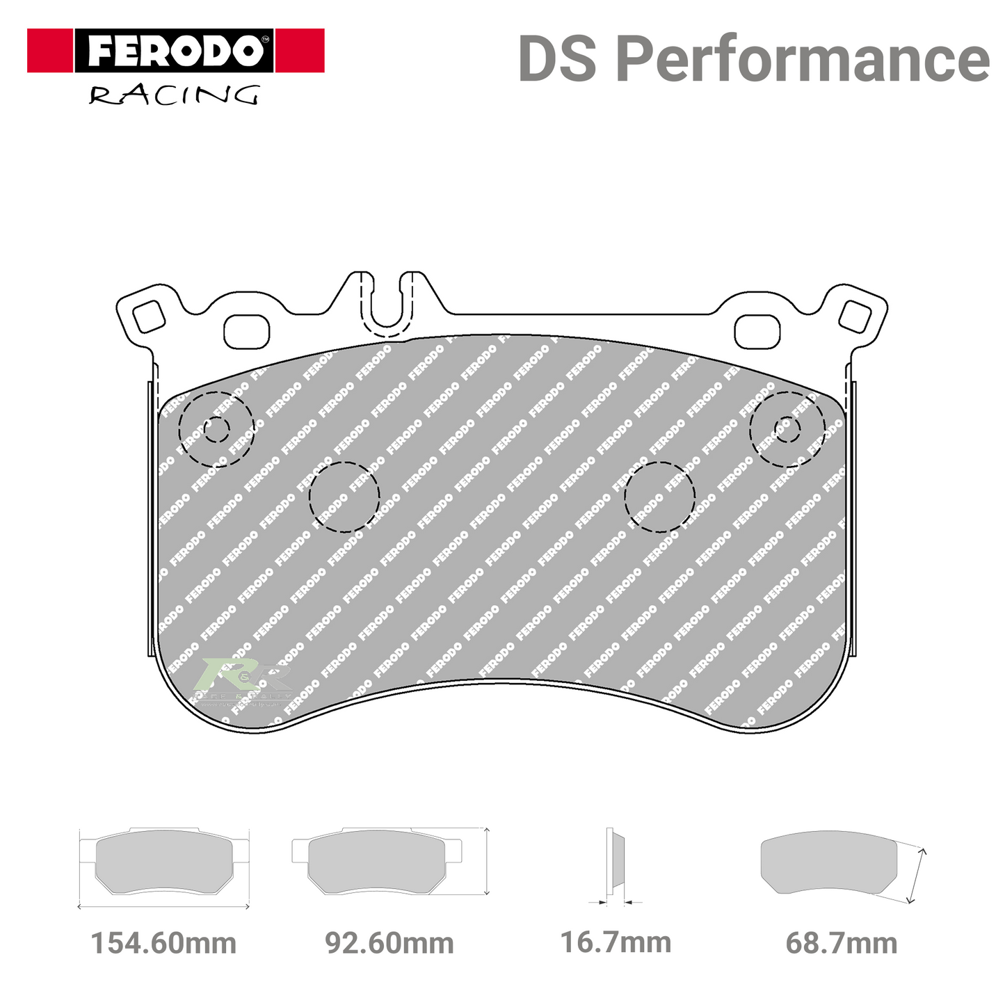 FDS4806 Ferodo High Performance Brake Pads - Race and Rally