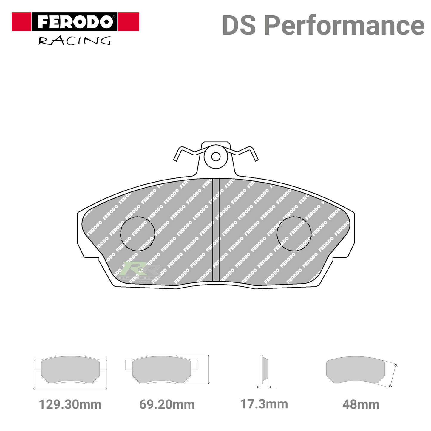 FDS613 Ferodo High Performance Brake Pads - Race and Rally
