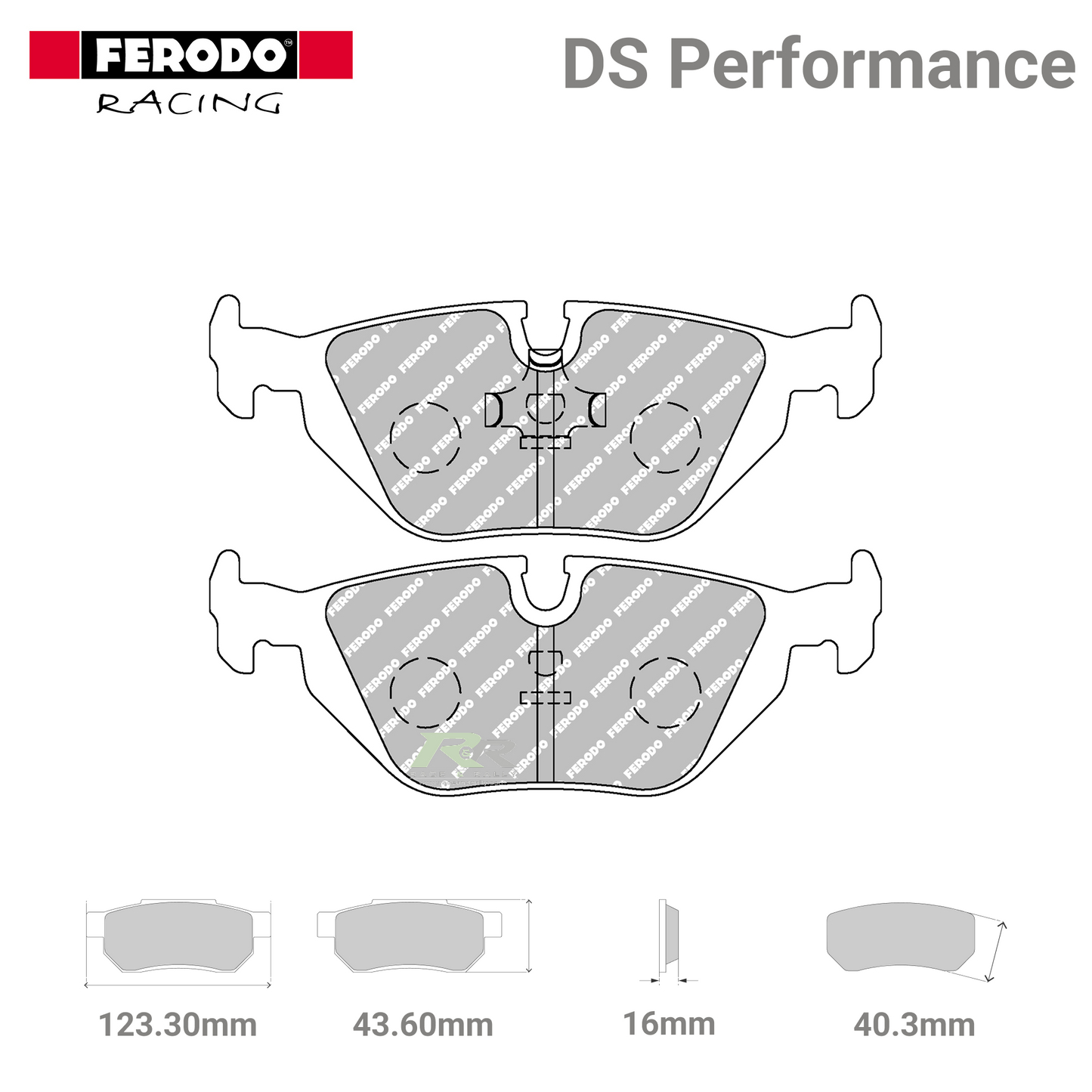 FDS850 Ferodo High Performance Brake Pads - Race and Rally