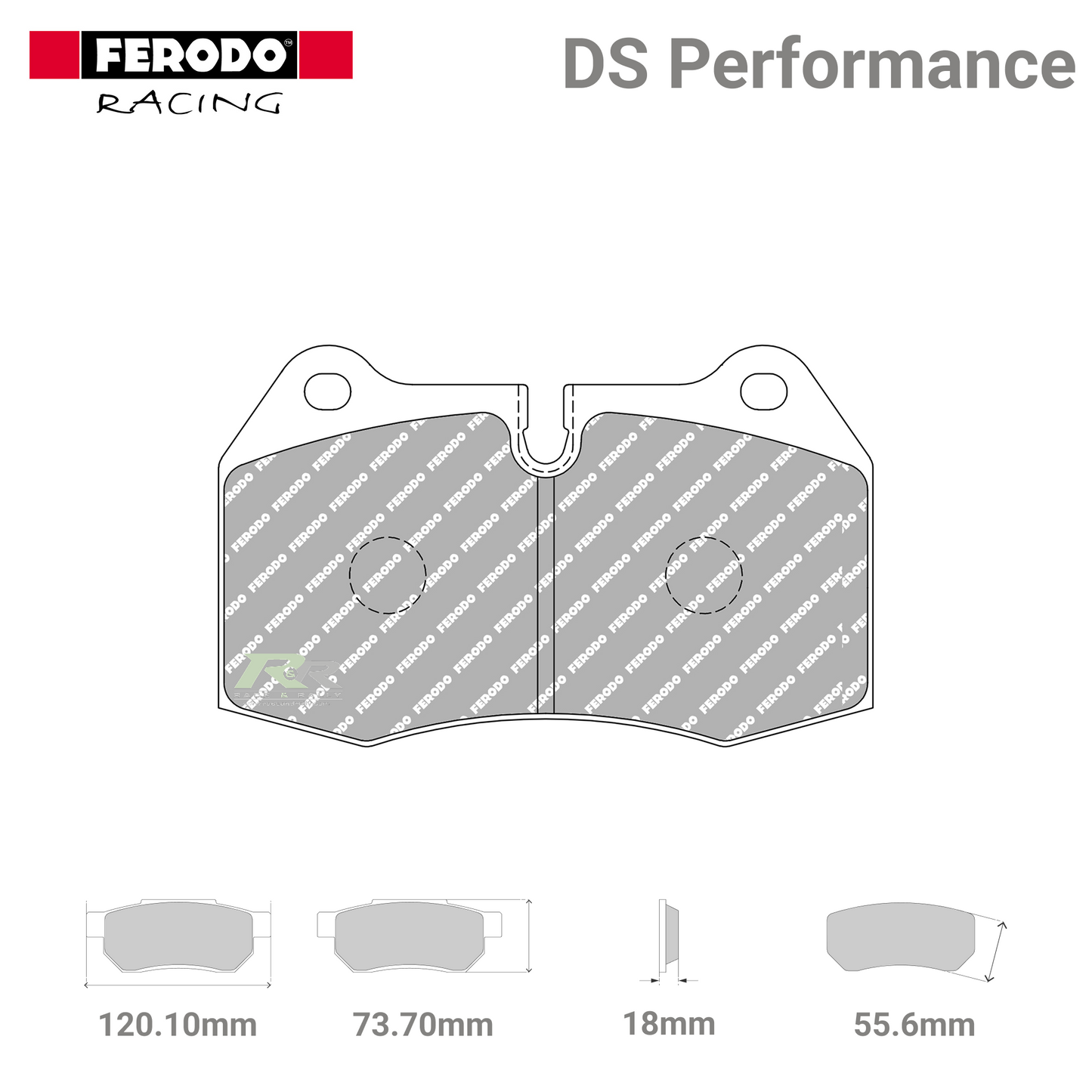 FDS998 Ferodo High Performance Brake Pads - Race and Rally
