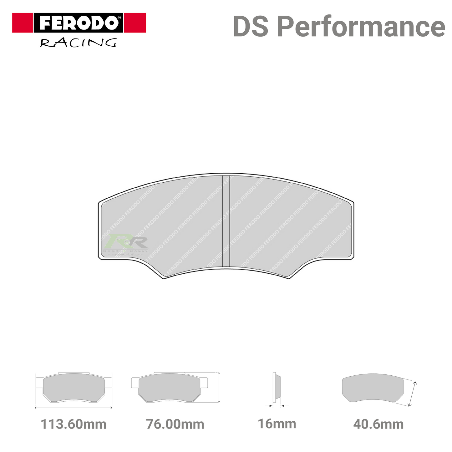 FDSR218 Ferodo High Performance Brake Pads - Race and Rally