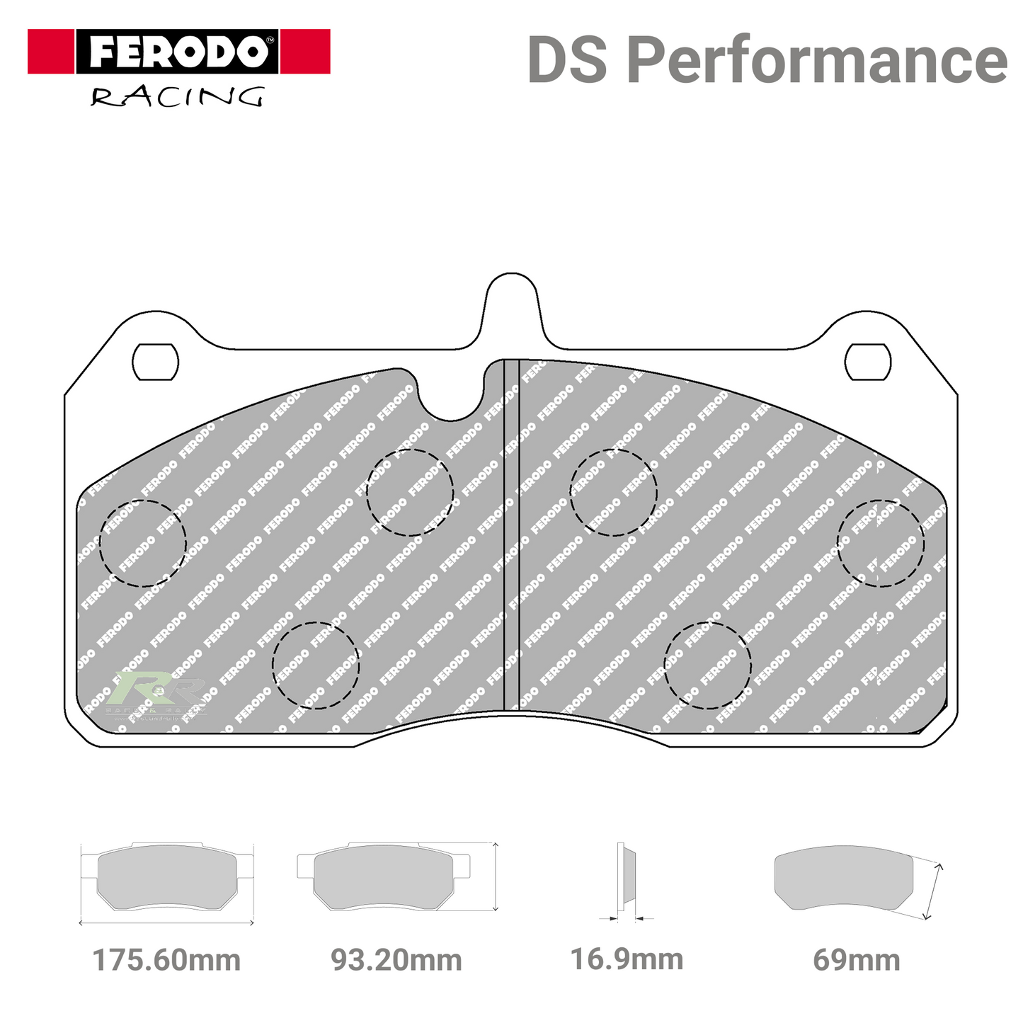 FDSR3136 Ferodo High Performance Brake Pads - Race and Rally