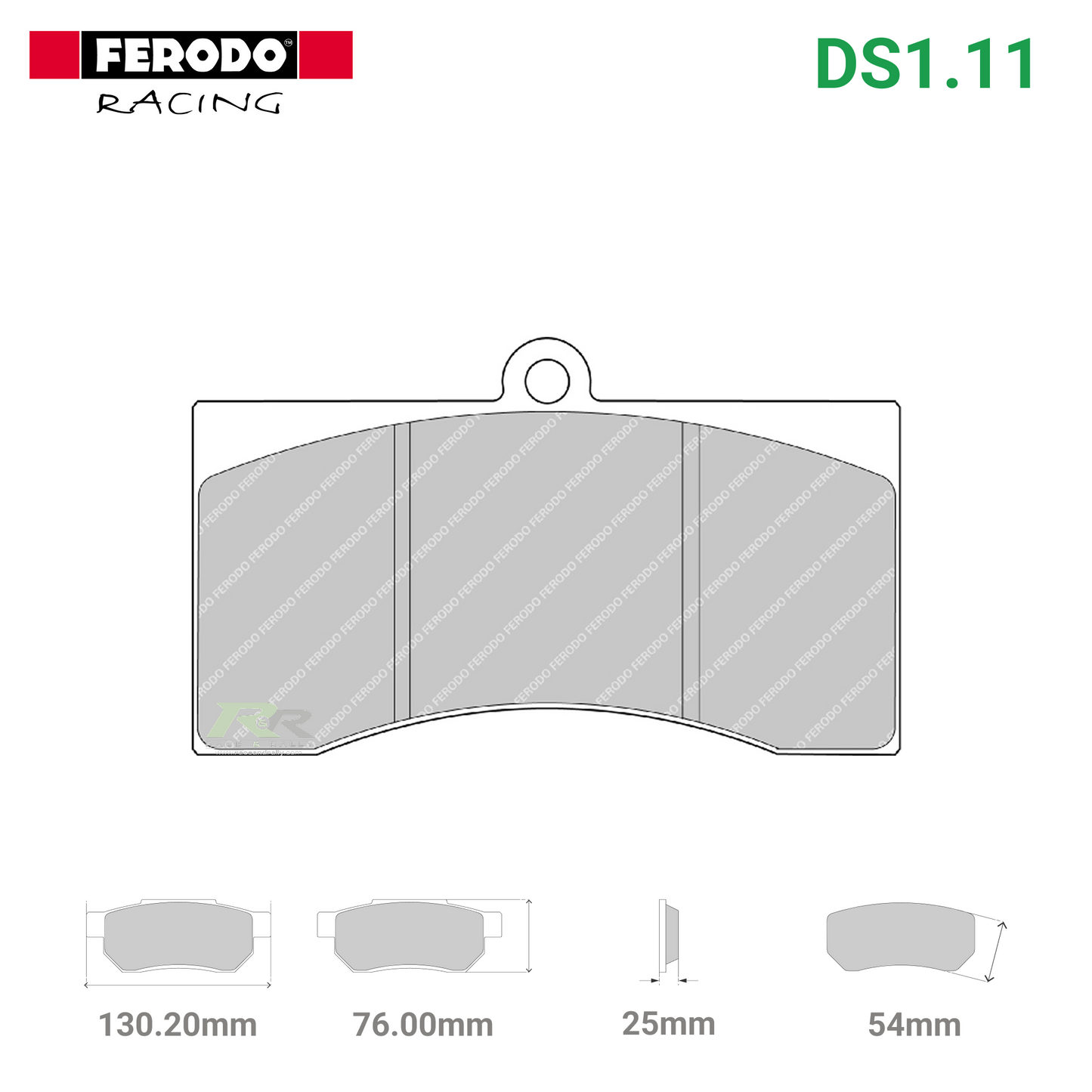 FRP217W - (W/WB) DS1.11 Brake Pads - Race and Rally