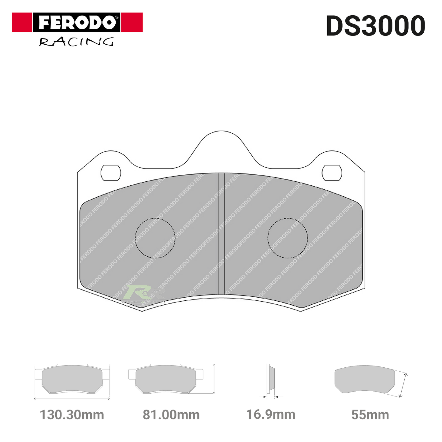 FRP3083R - (R) DS3000 Brake Pads - Race and Rally