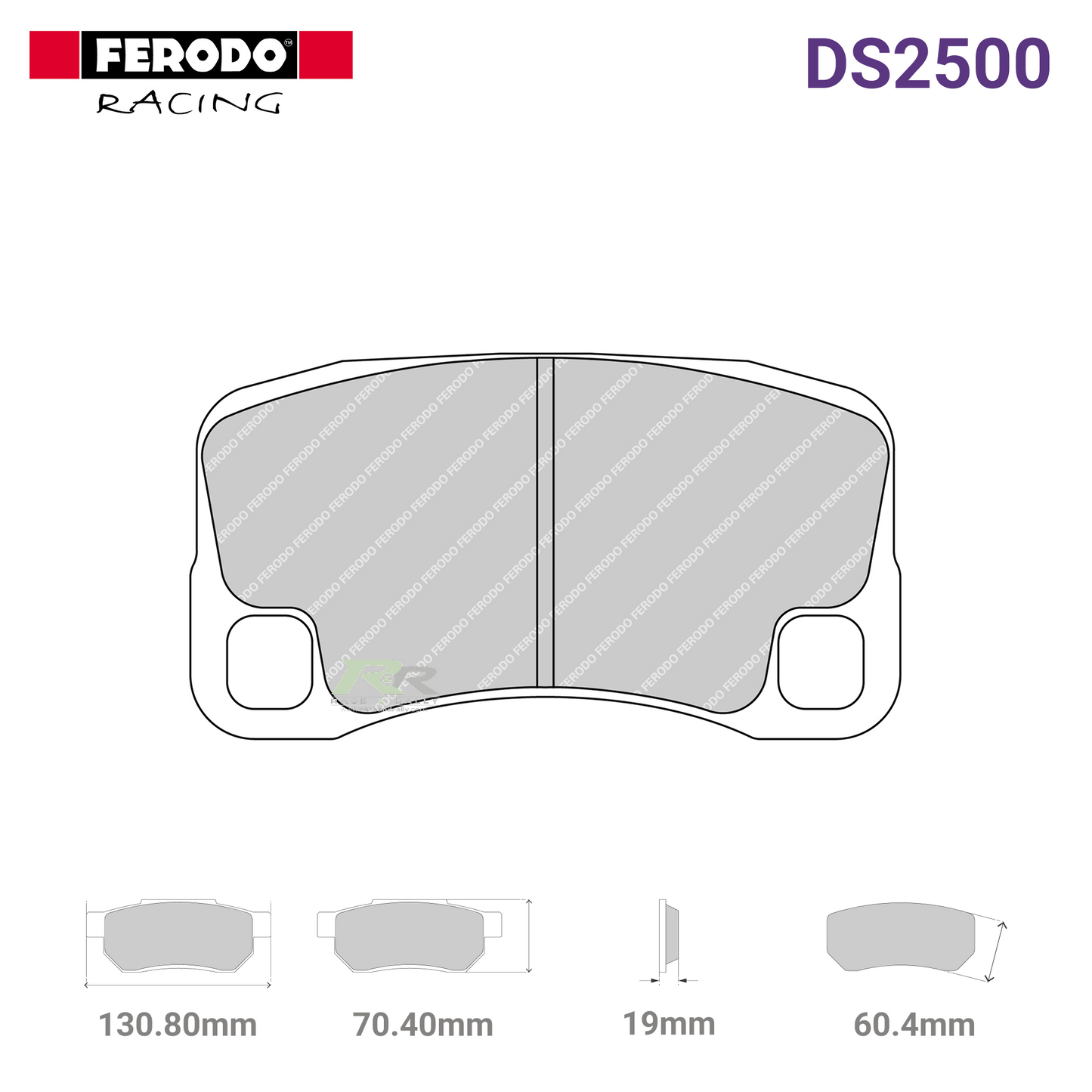 FRP3095H - (H) DS2500 Brake Pads - Race and Rally