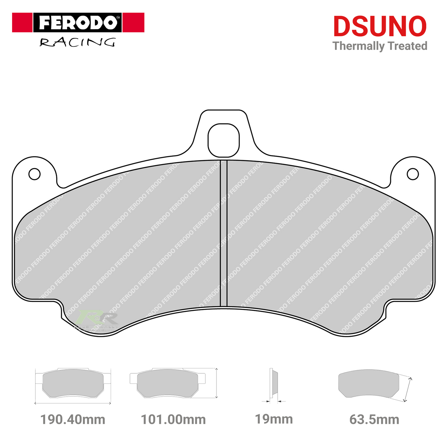 FRP3096ZB - (Z/ZB) Dsuno Brake Pads - Race and Rally
