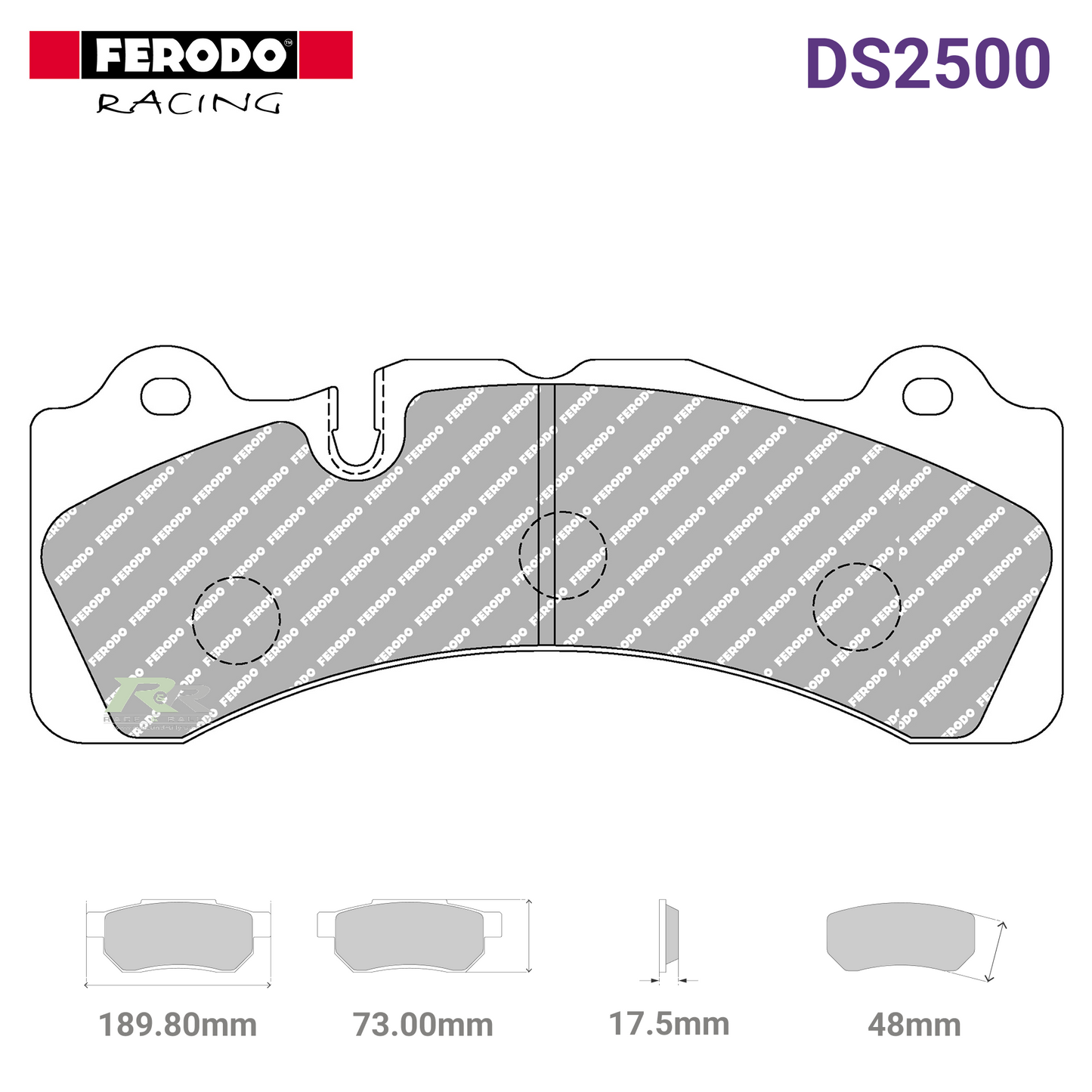 FRP3099H - (H) DS2500 Brake Pads - Race and Rally