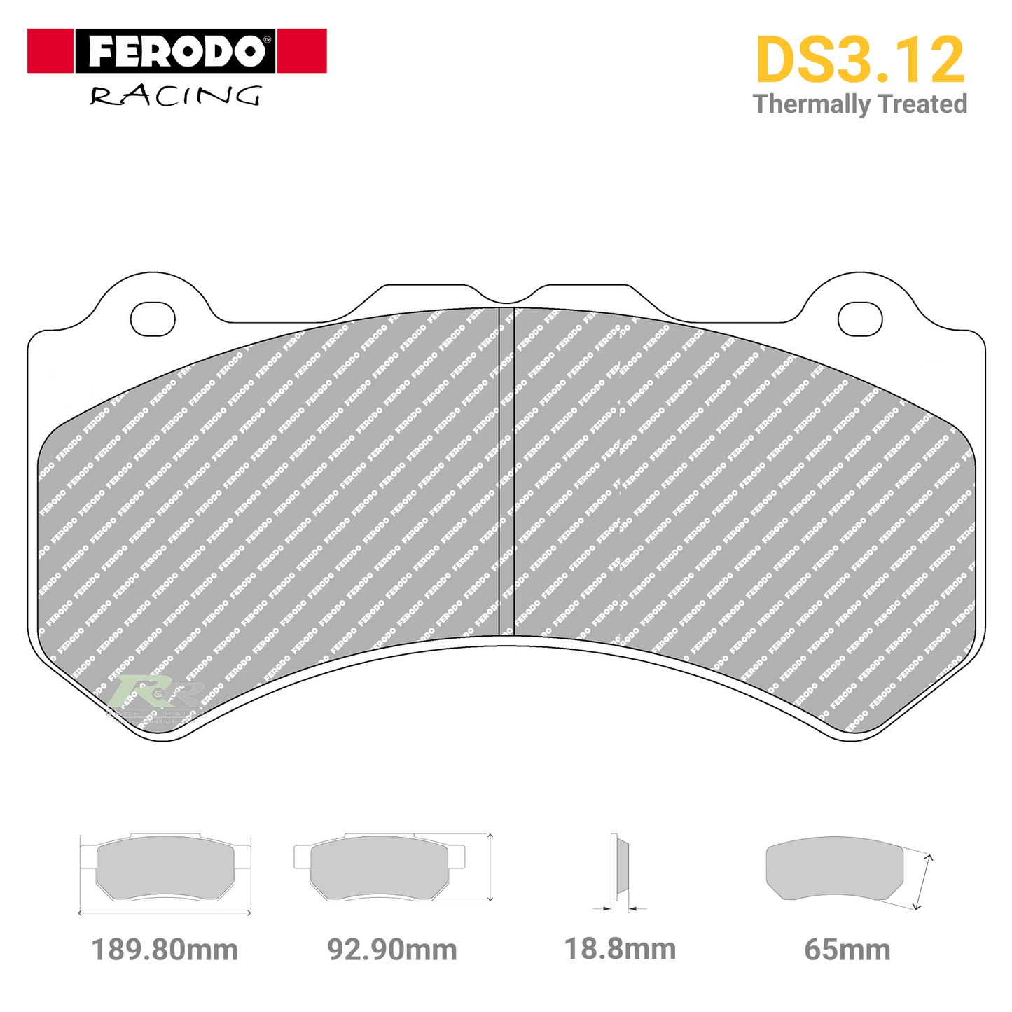 FRP3106GB - (GB) DS3.12 Brake Pads - Race and Rally