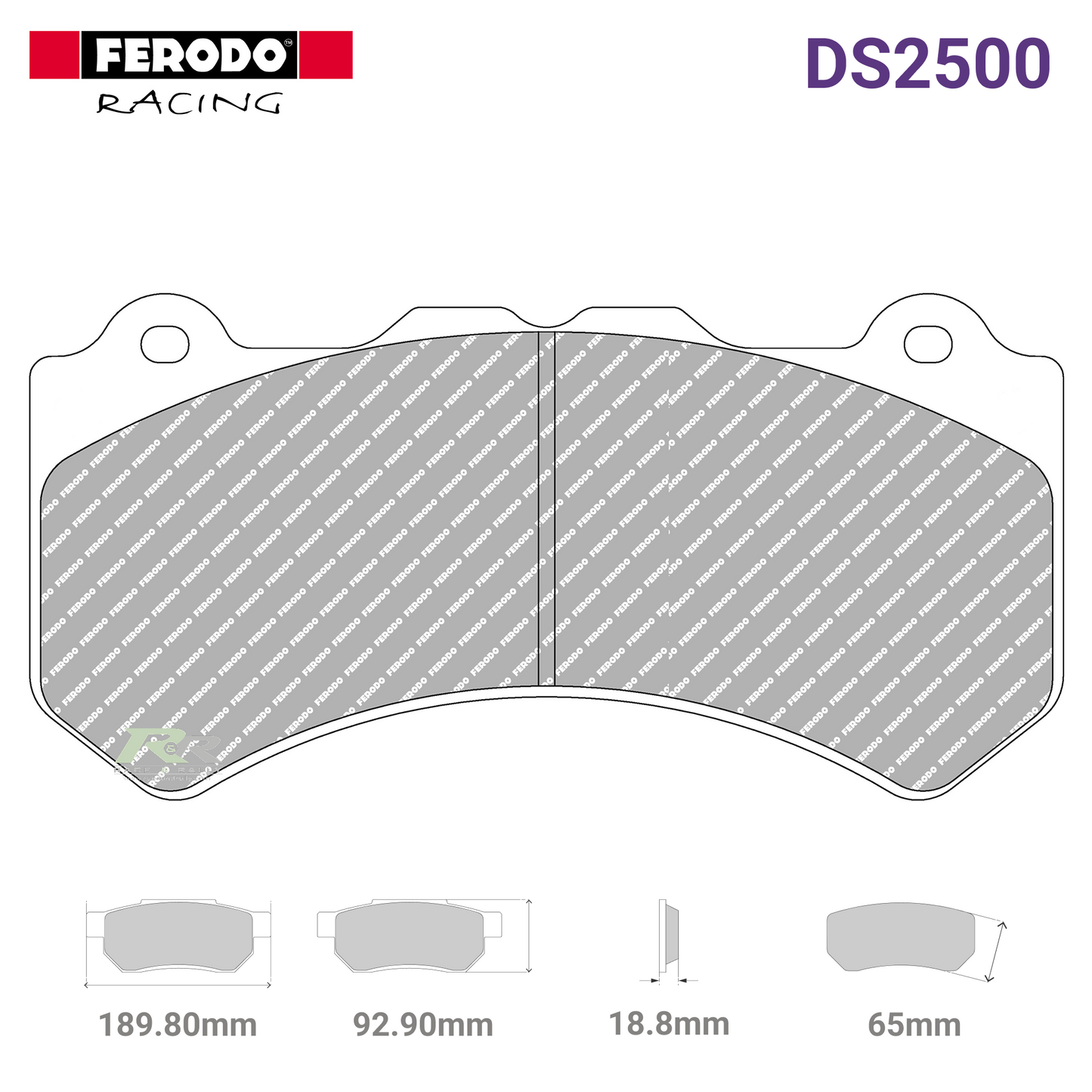 FRP3106H - (H) DS2500 Brake Pads - Race and Rally