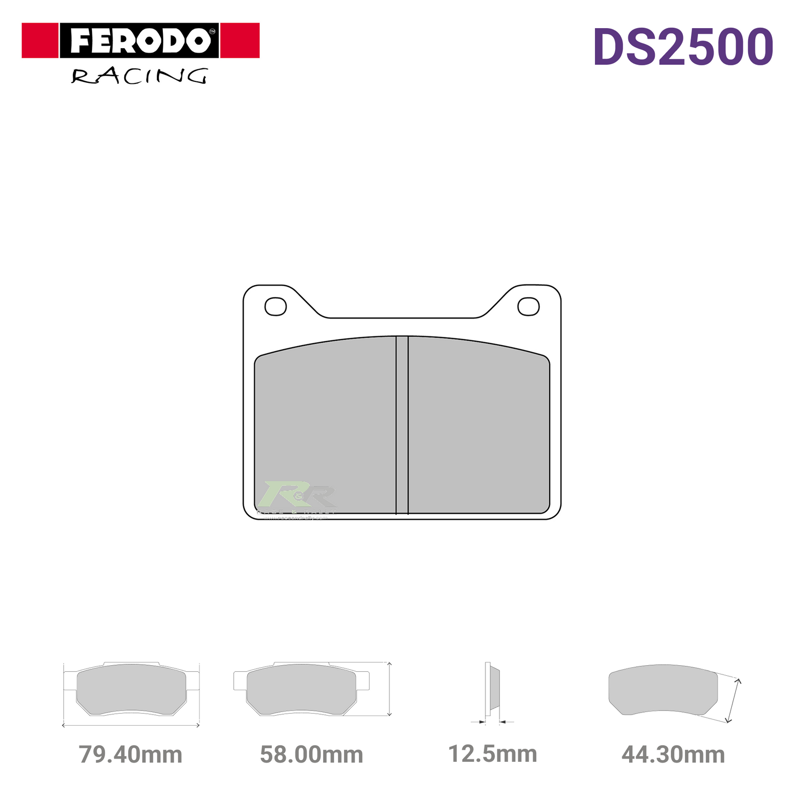 FRP3108H - (H) DS2500 Brake Pads - Race and Rally