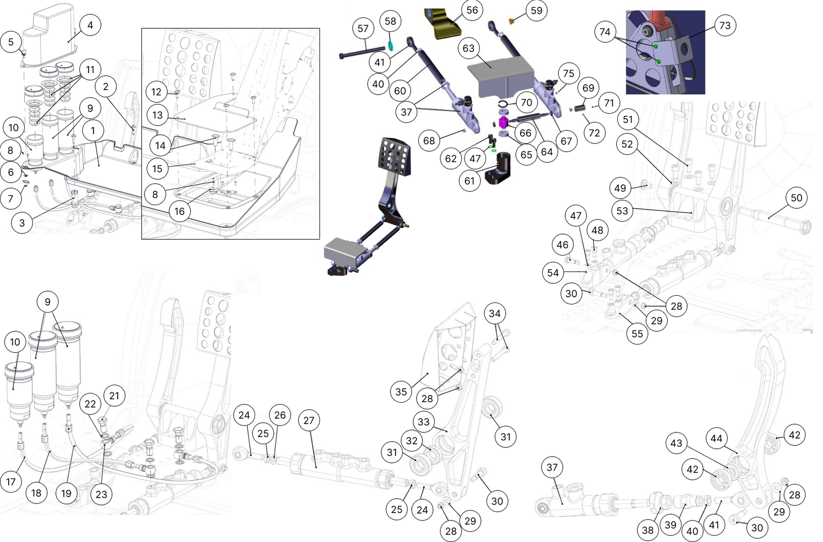 G11 - Pedal Box - Race and Rally