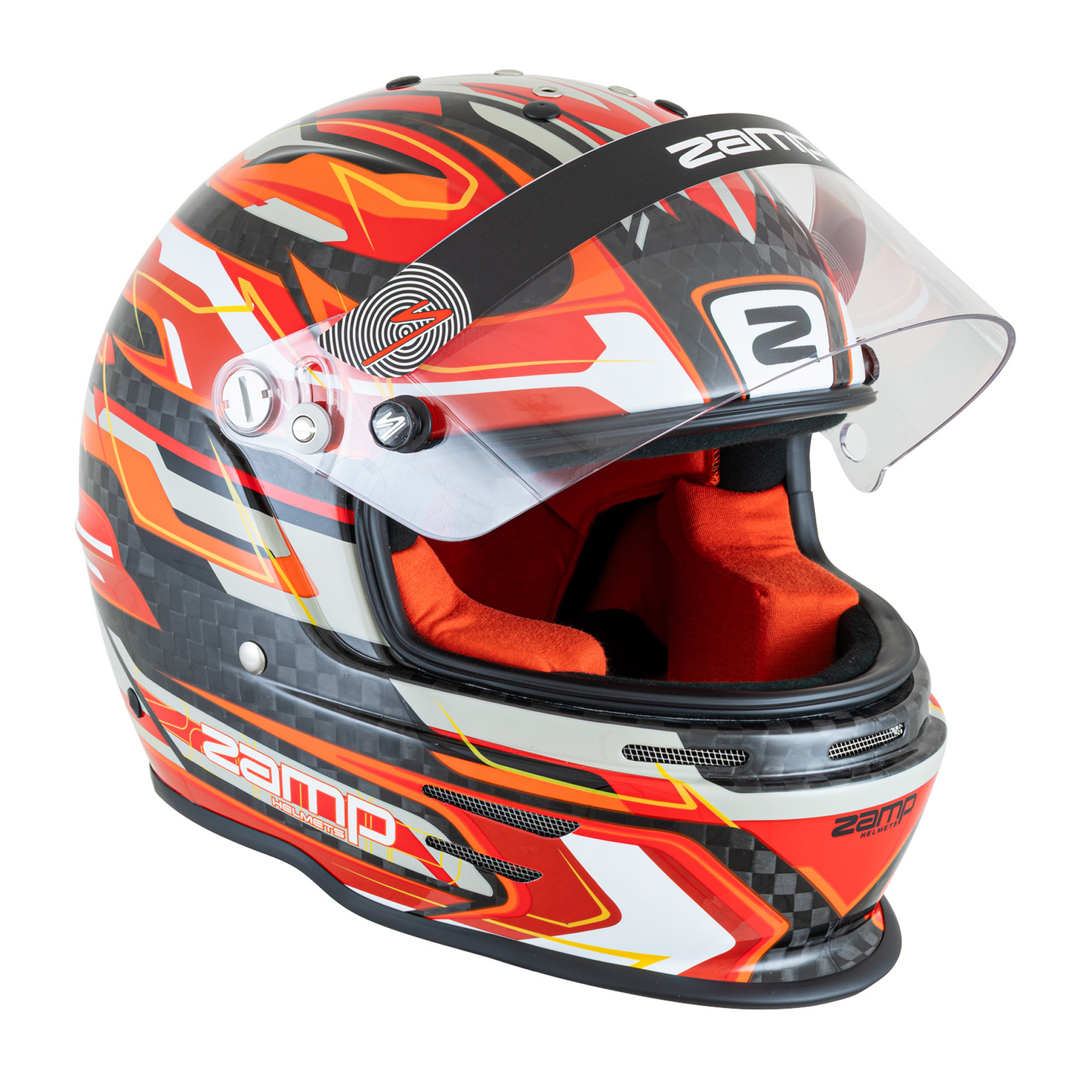 RZ 48 Youth Karting Helmet - Carbon Red