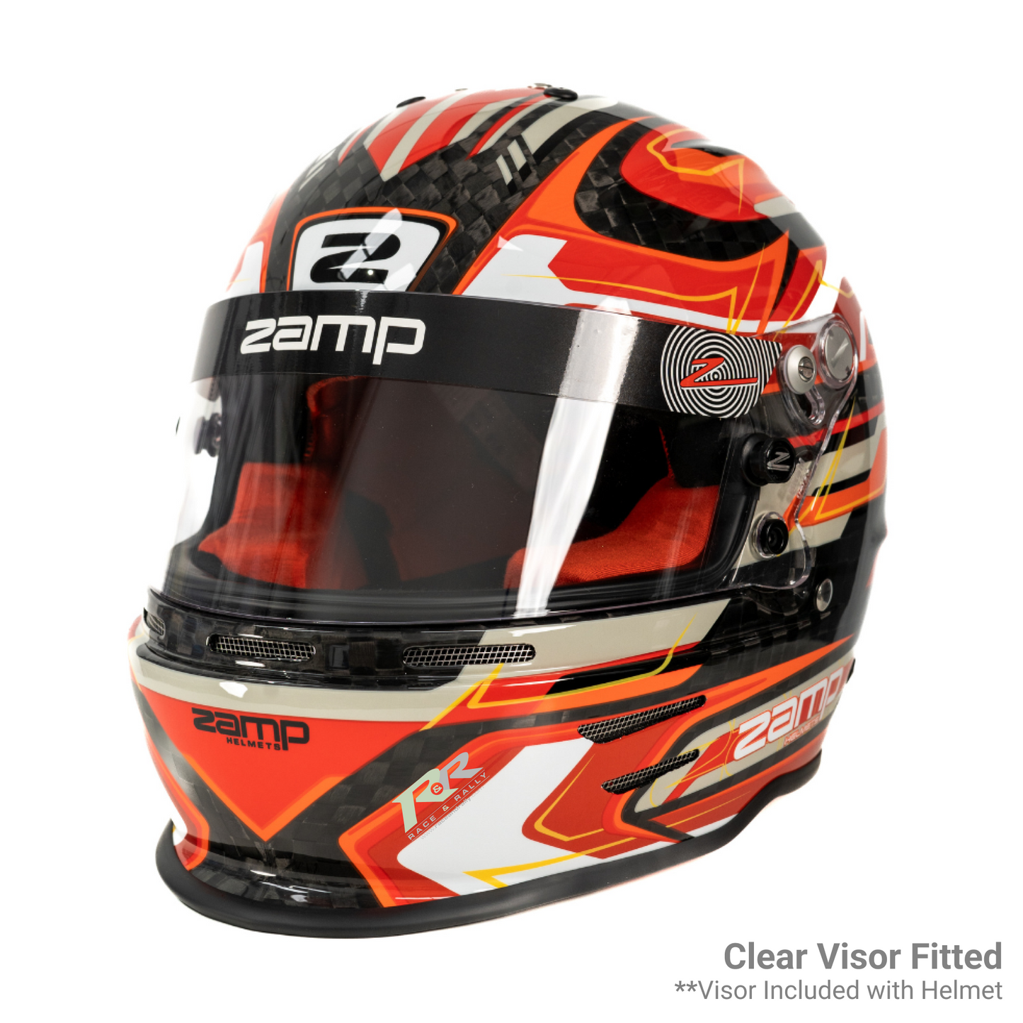 RZ 48 Youth Karting Helmet - Carbon Red