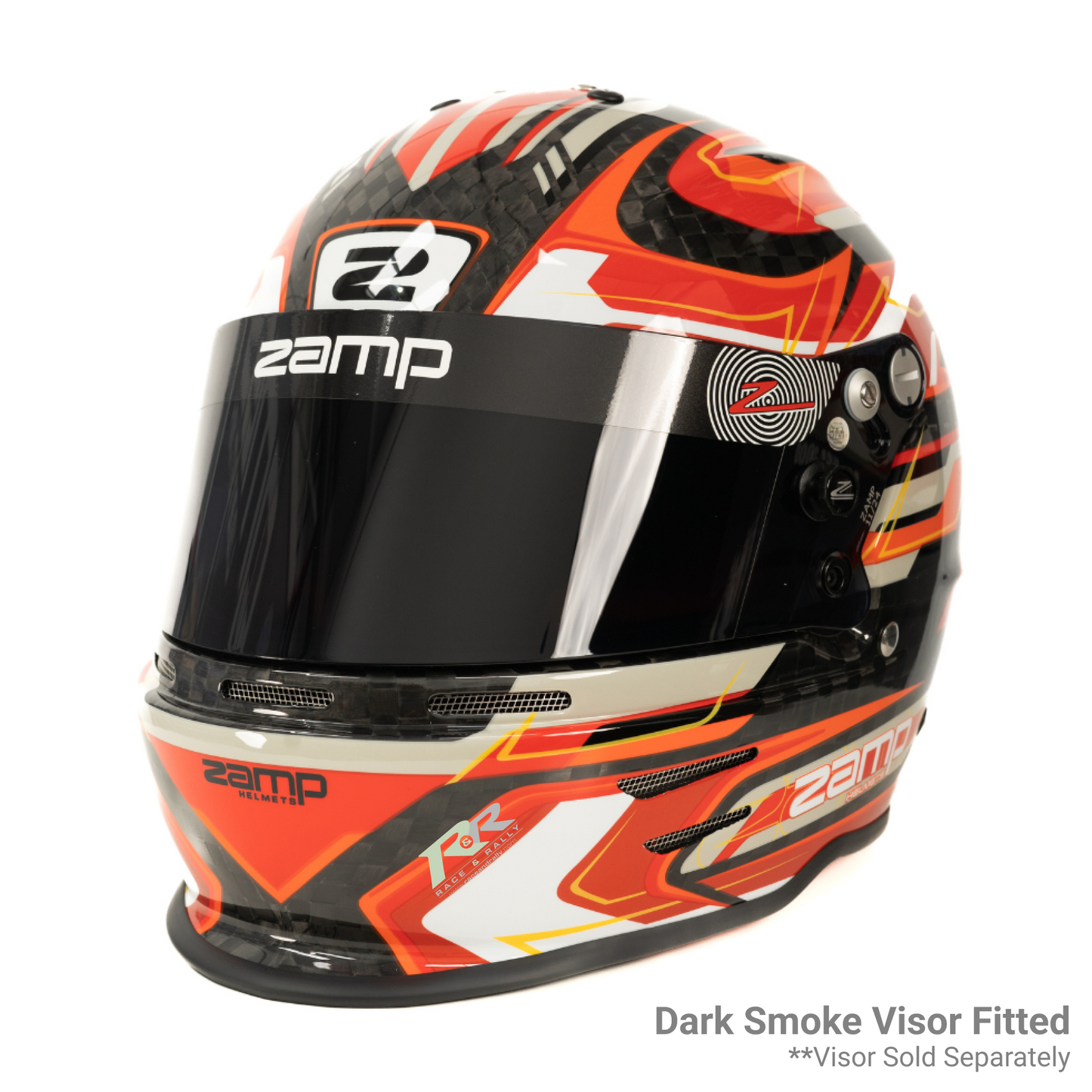 RZ 48 Youth Karting Helmet - Carbon Red