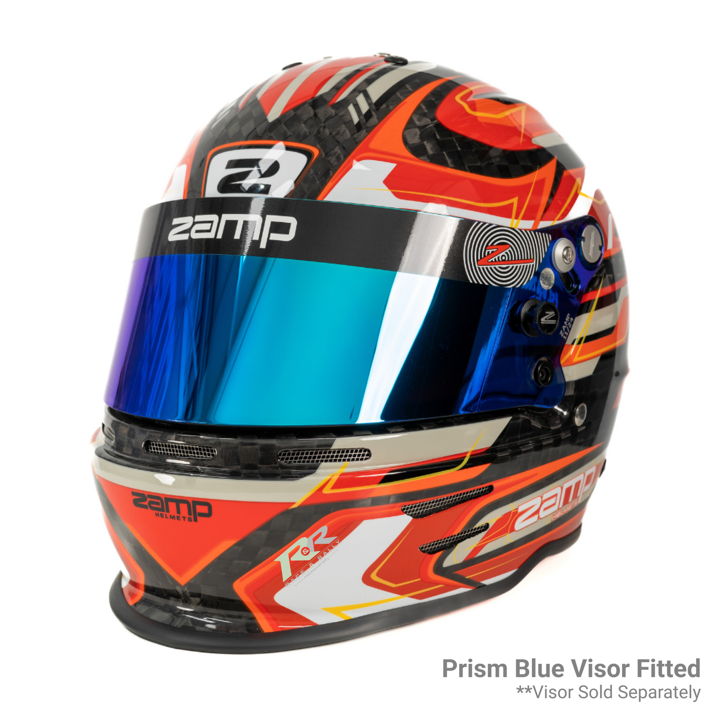 RZ 48 Youth Karting Helmet - Carbon Red
