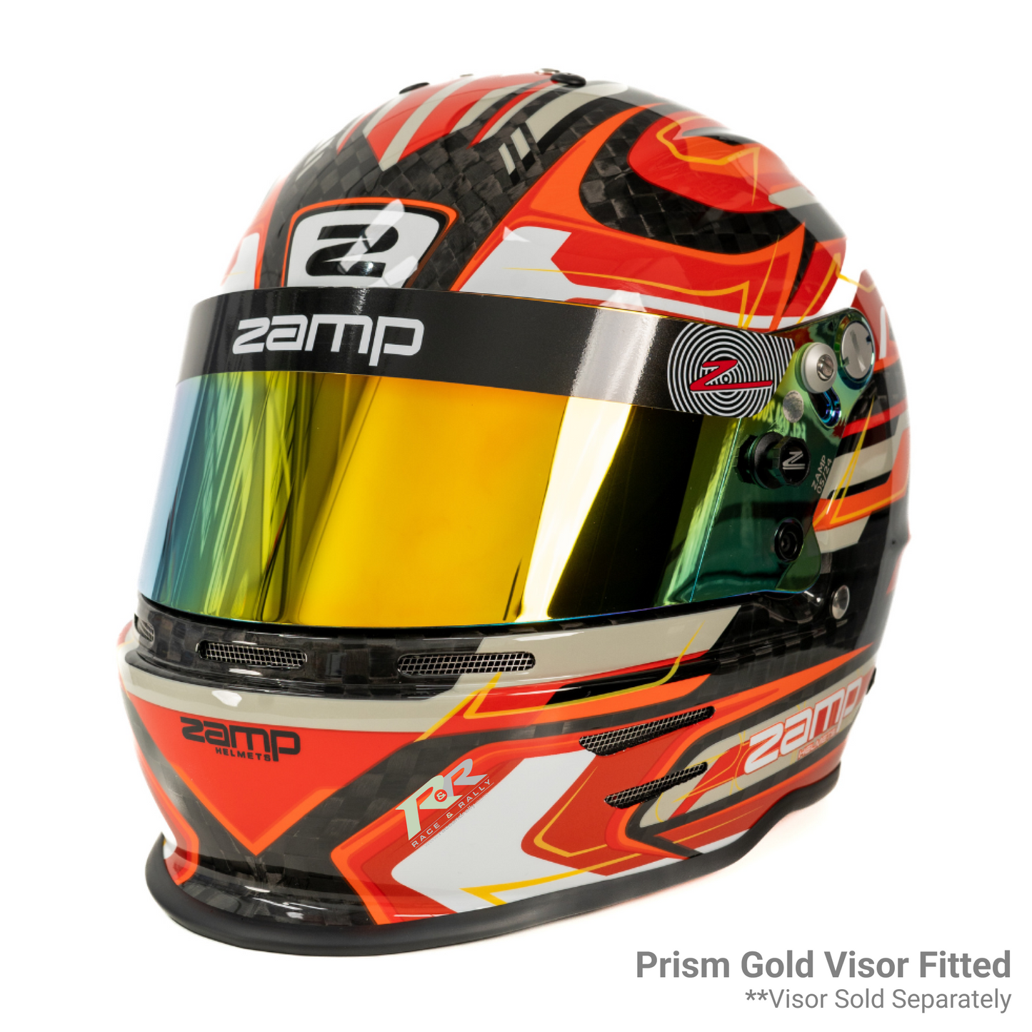 RZ 48 Youth Karting Helmet - Carbon Red
