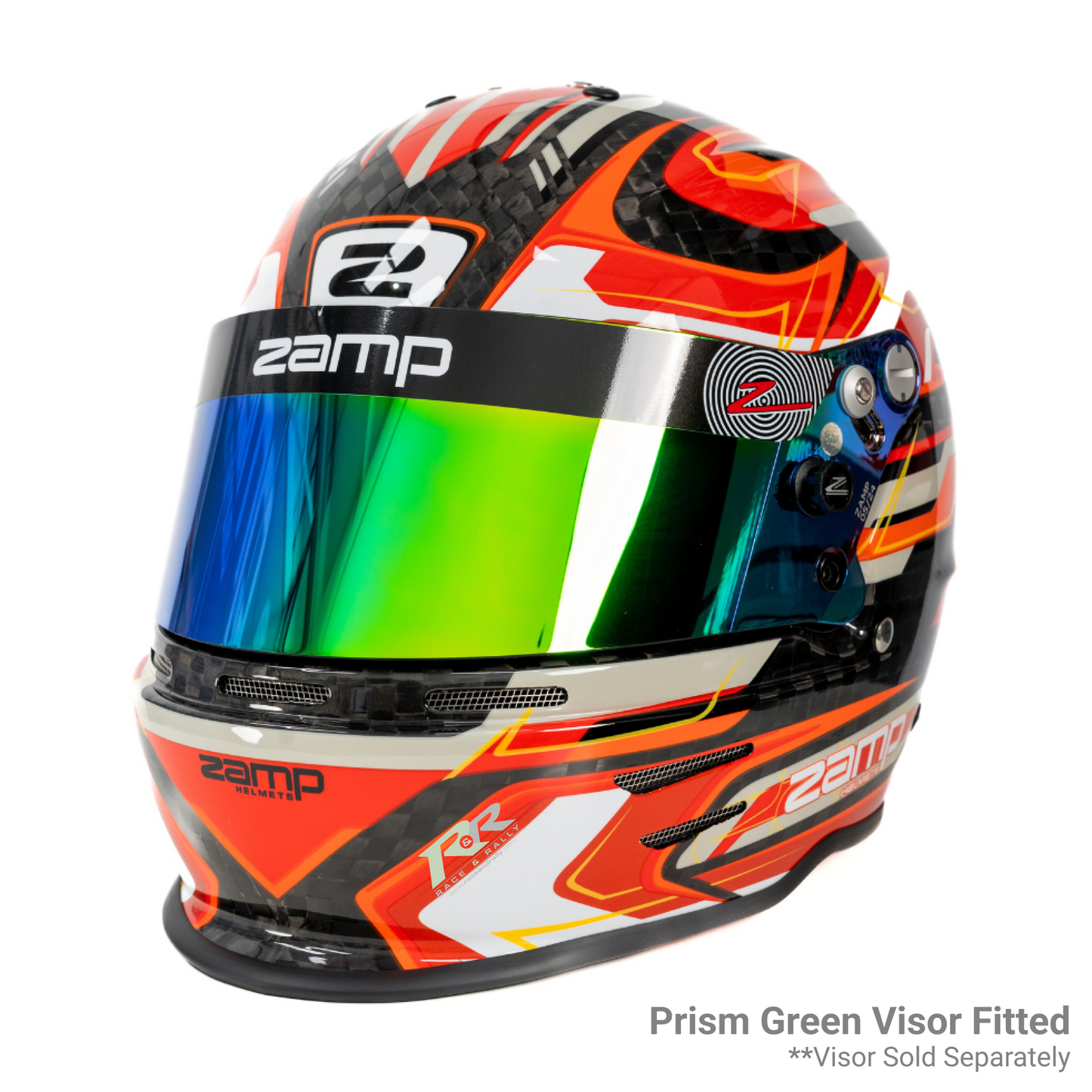 RZ 48 Youth Karting Helmet - Carbon Red