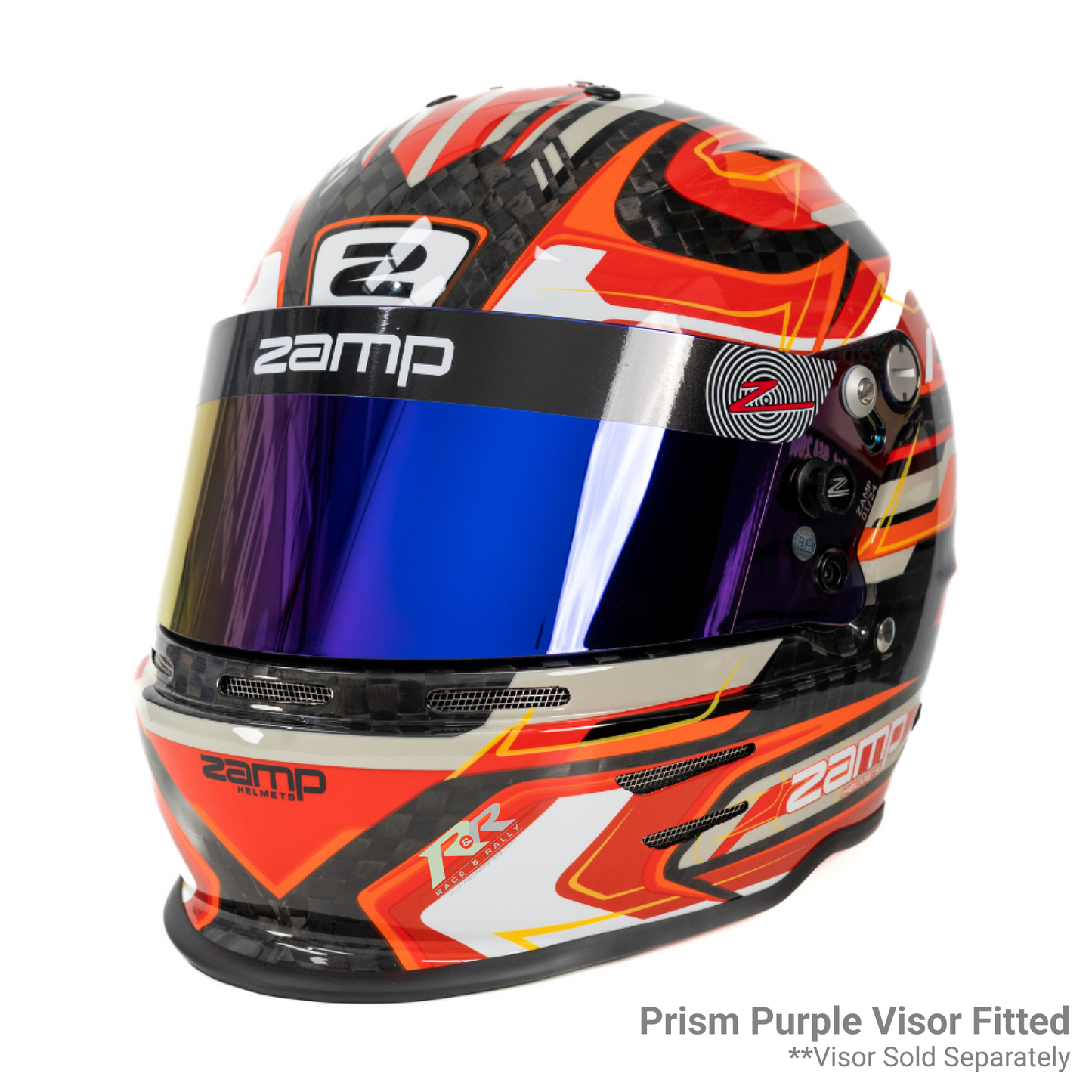 RZ 48 Youth Karting Helmet - Carbon Red