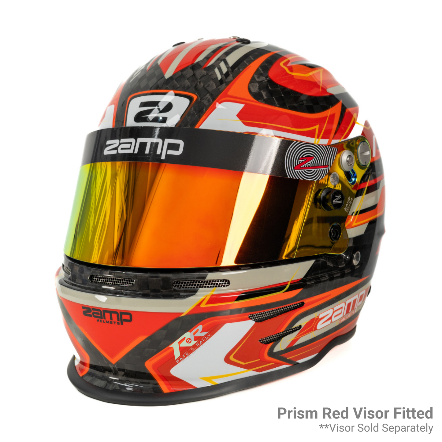 RZ 48 Youth Karting Helmet - Carbon Red