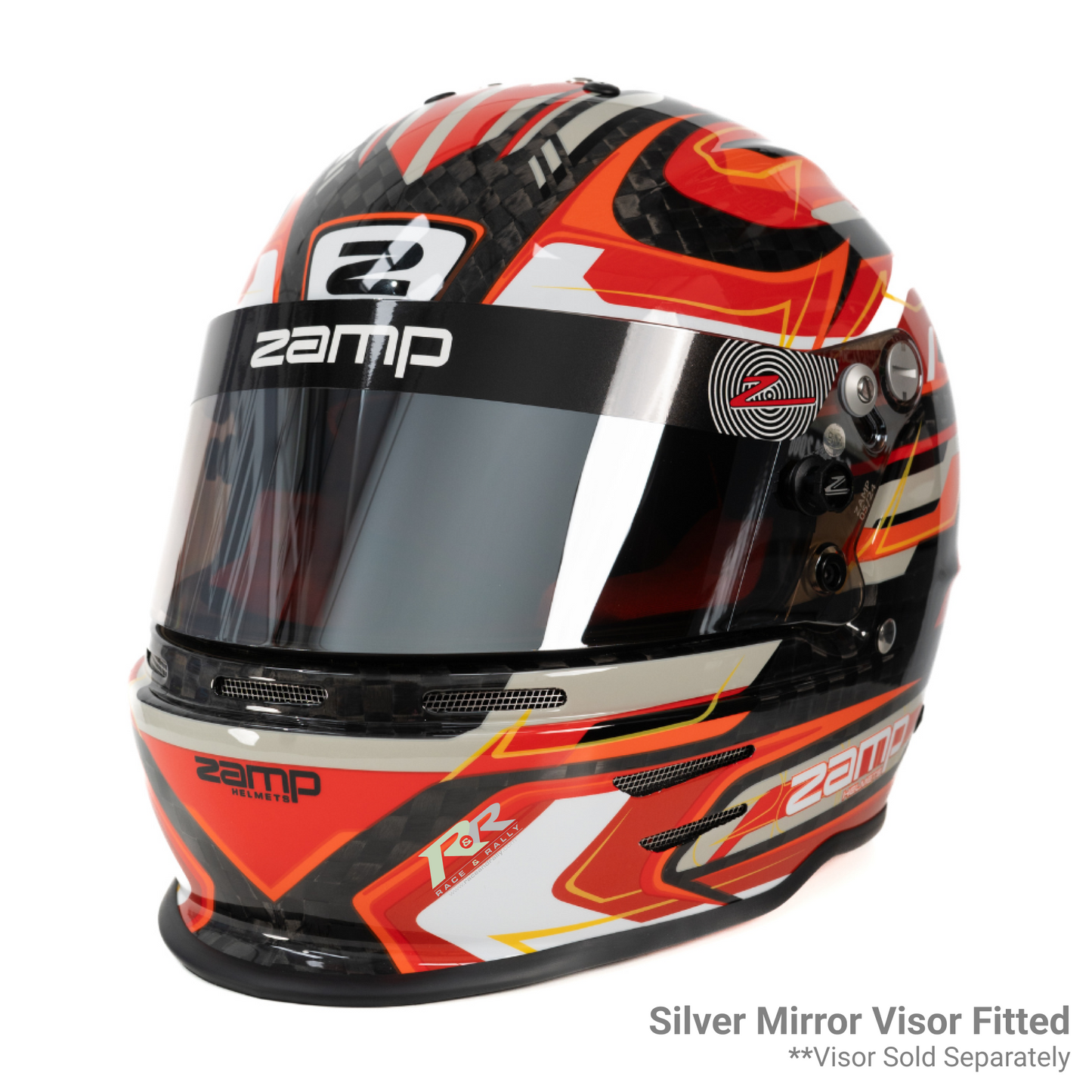 RZ 48 Youth Karting Helmet - Carbon Red