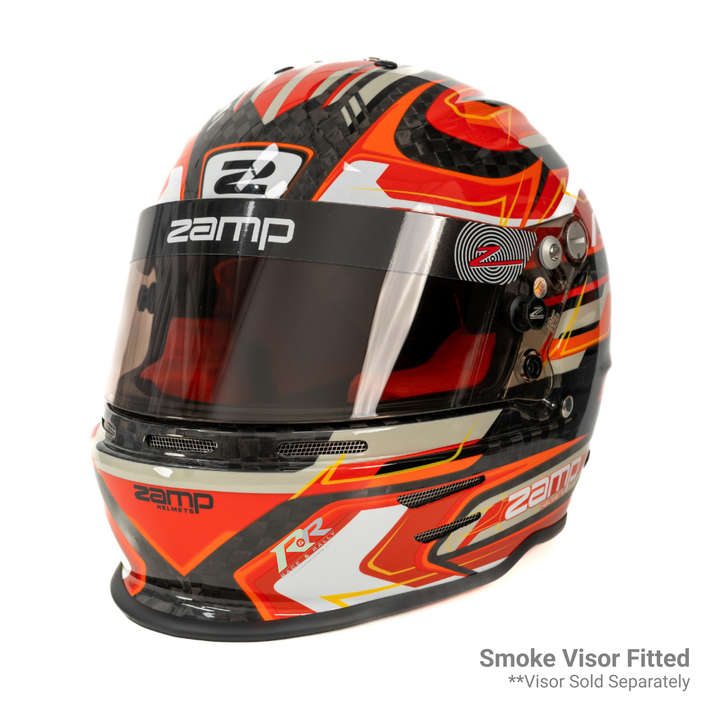 RZ 48 Youth Karting Helmet - Carbon Red