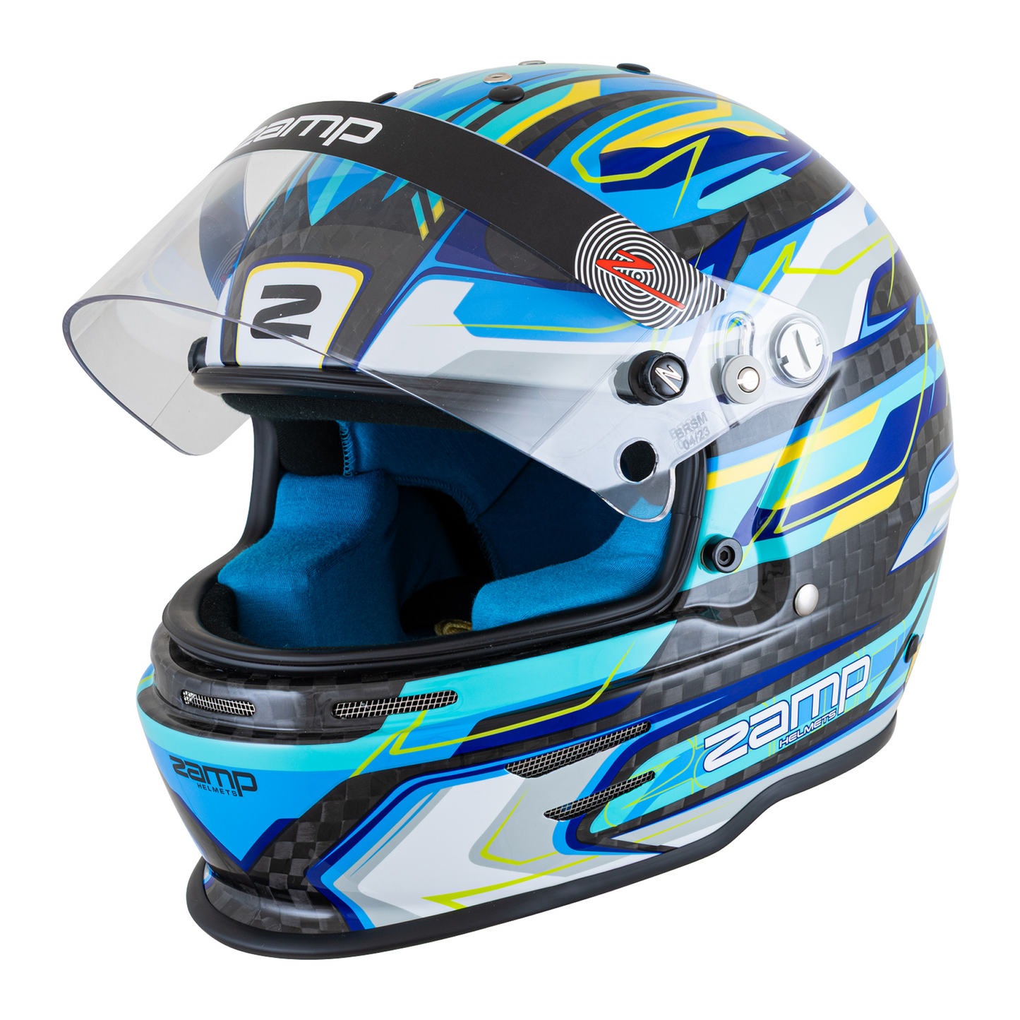 RZ 48 Youth Karting Helmet - Carbon Blue