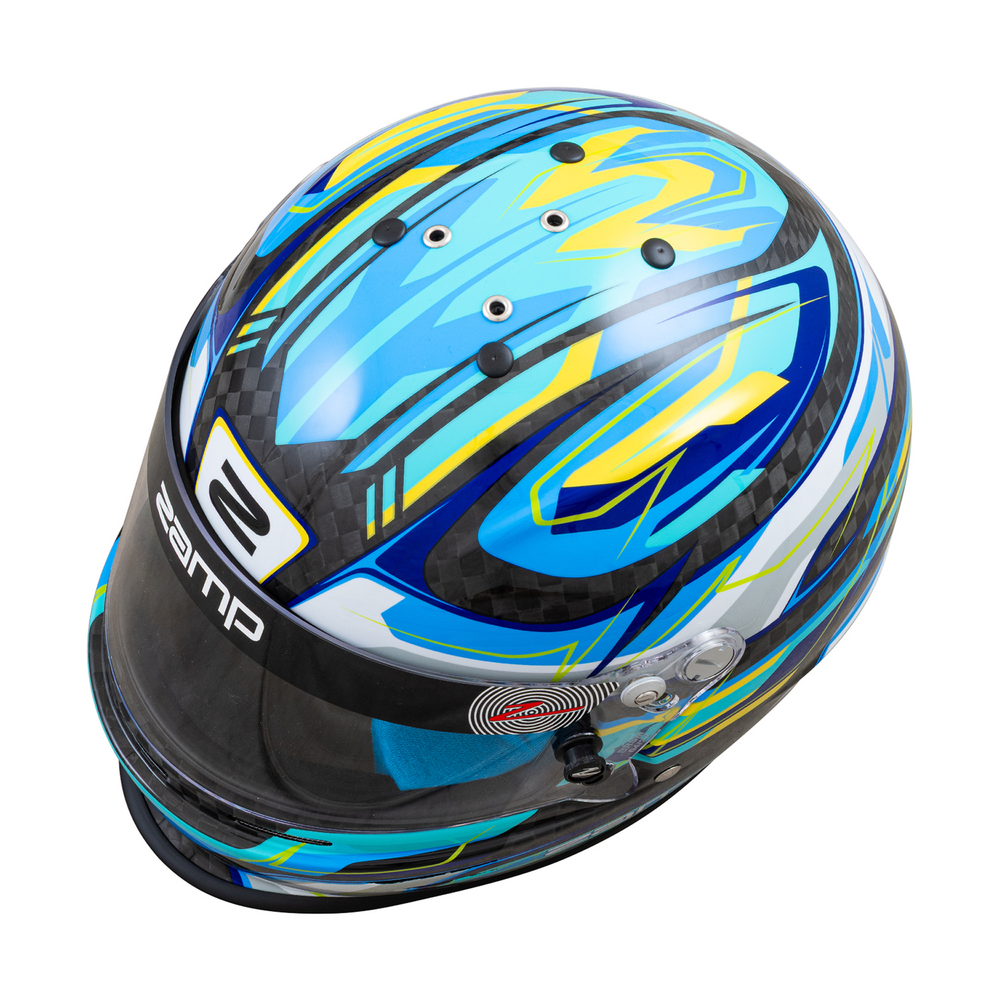 RZ 48 Youth Karting Helmet - Carbon Blue