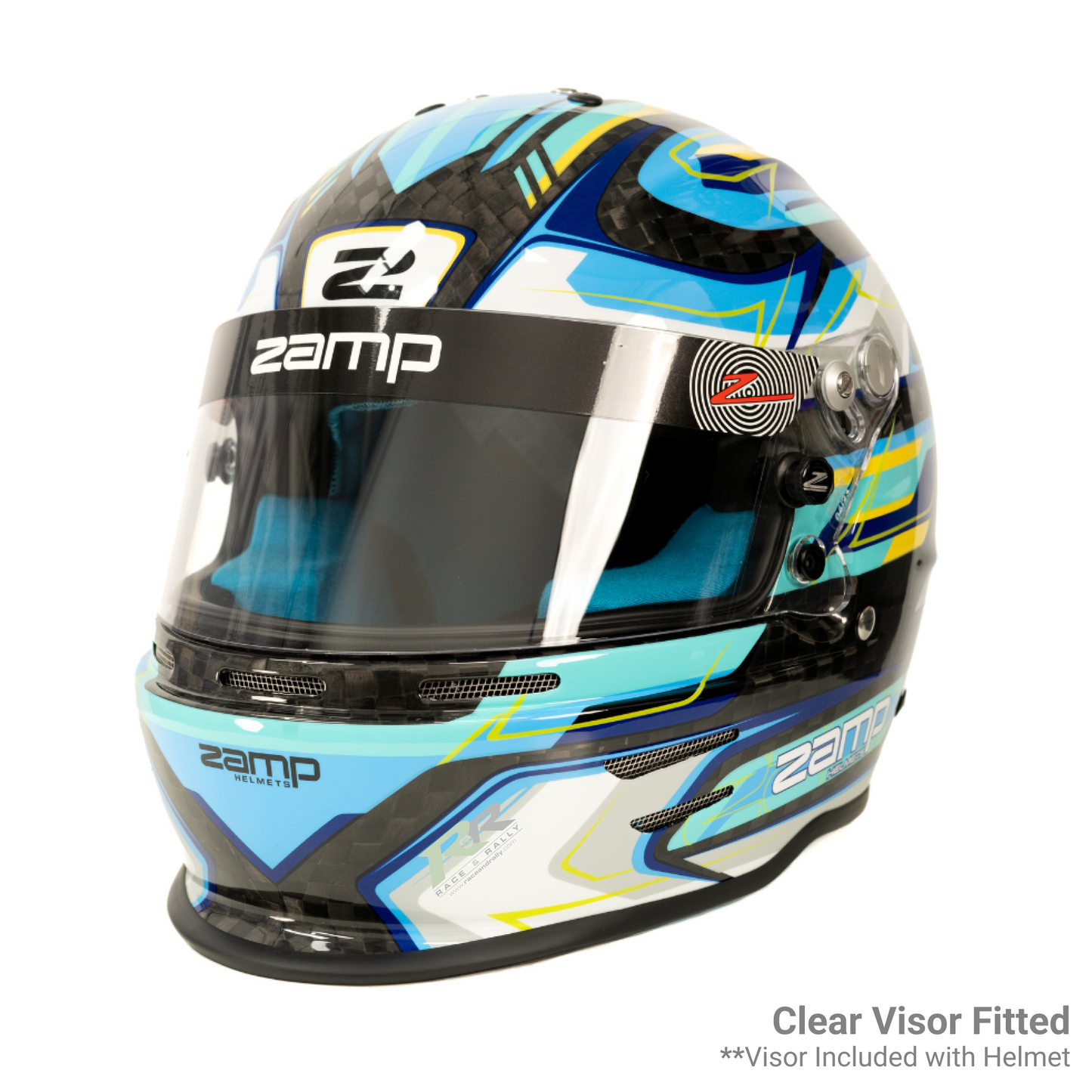 RZ 48 Youth Karting Helmet - Carbon Blue