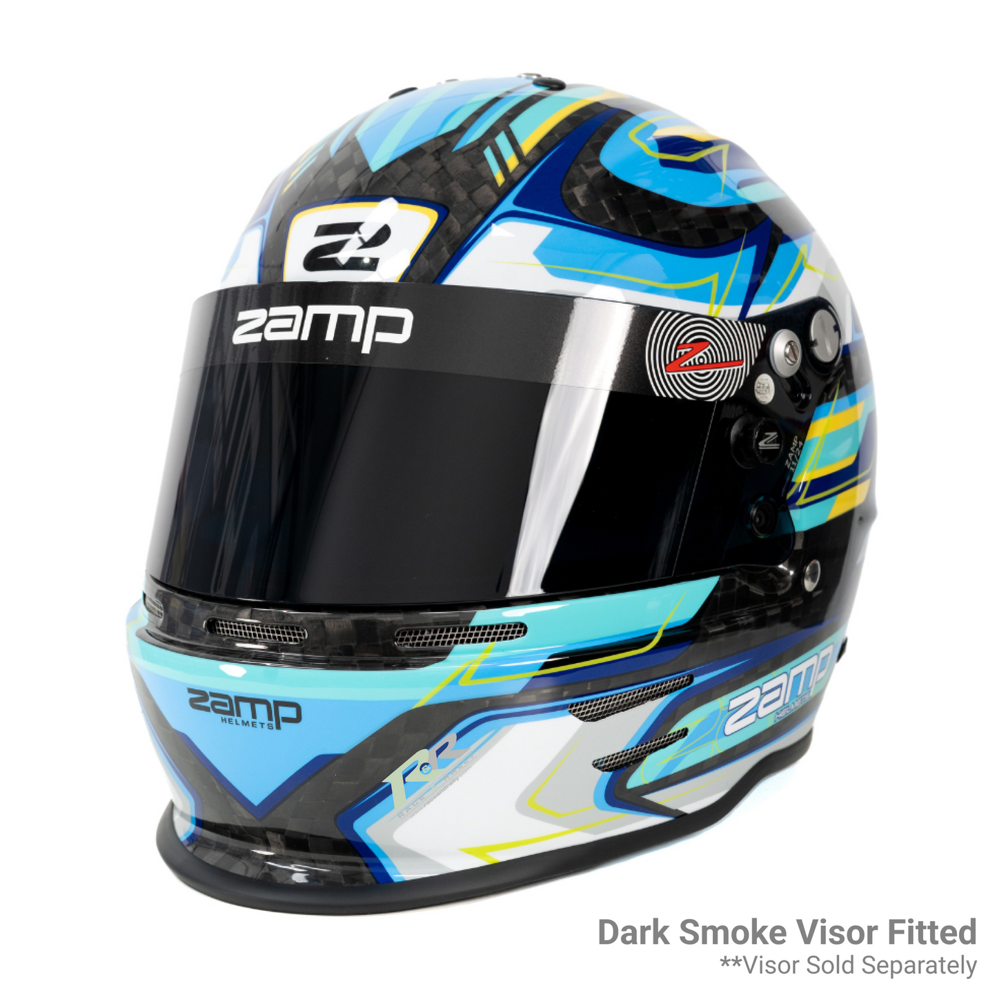 RZ 48 Youth Karting Helmet - Carbon Blue