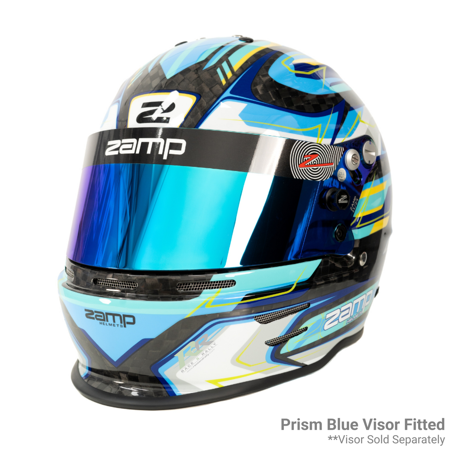 RZ 48 Youth Karting Helmet - Carbon Blue