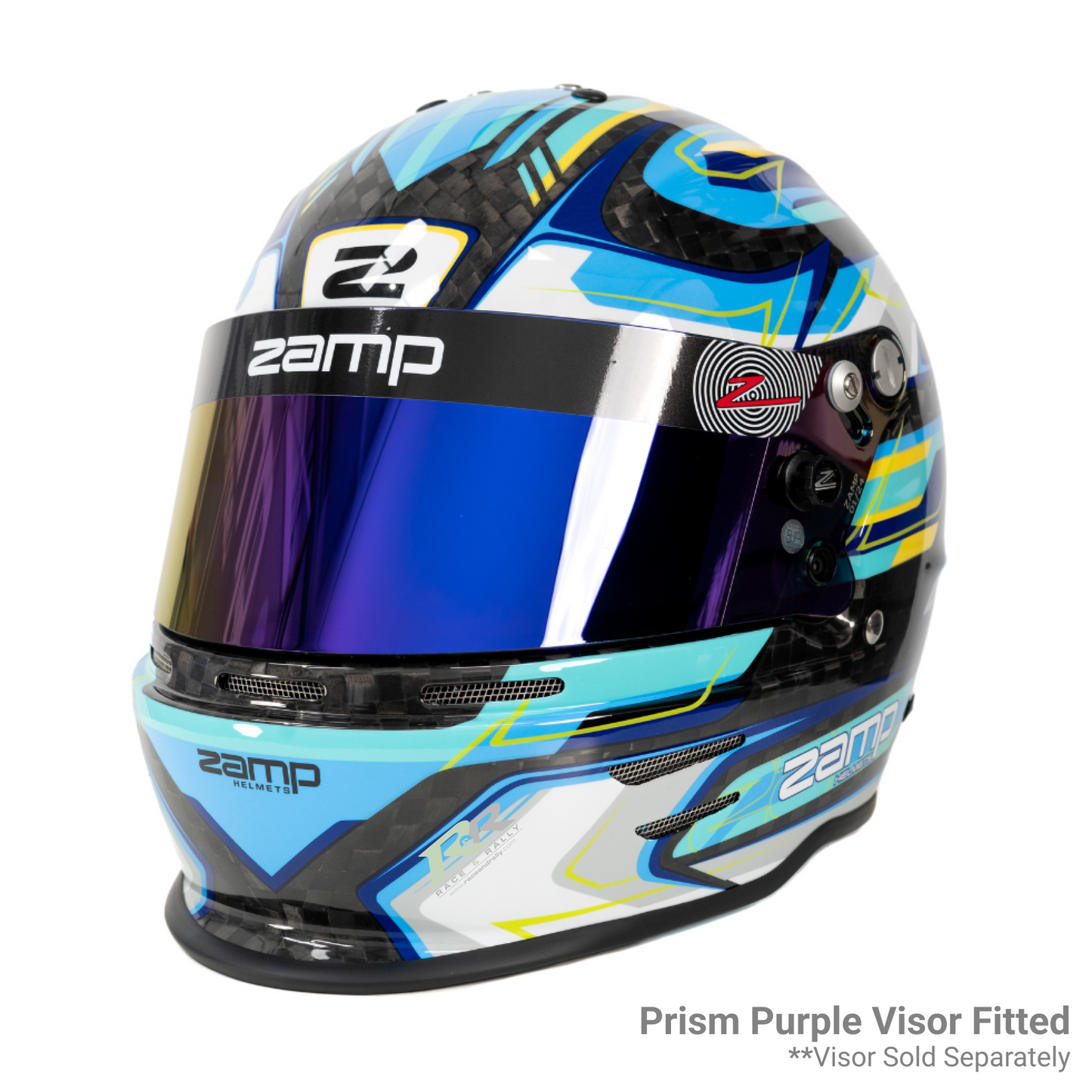 RZ 48 Youth Karting Helmet - Carbon Blue