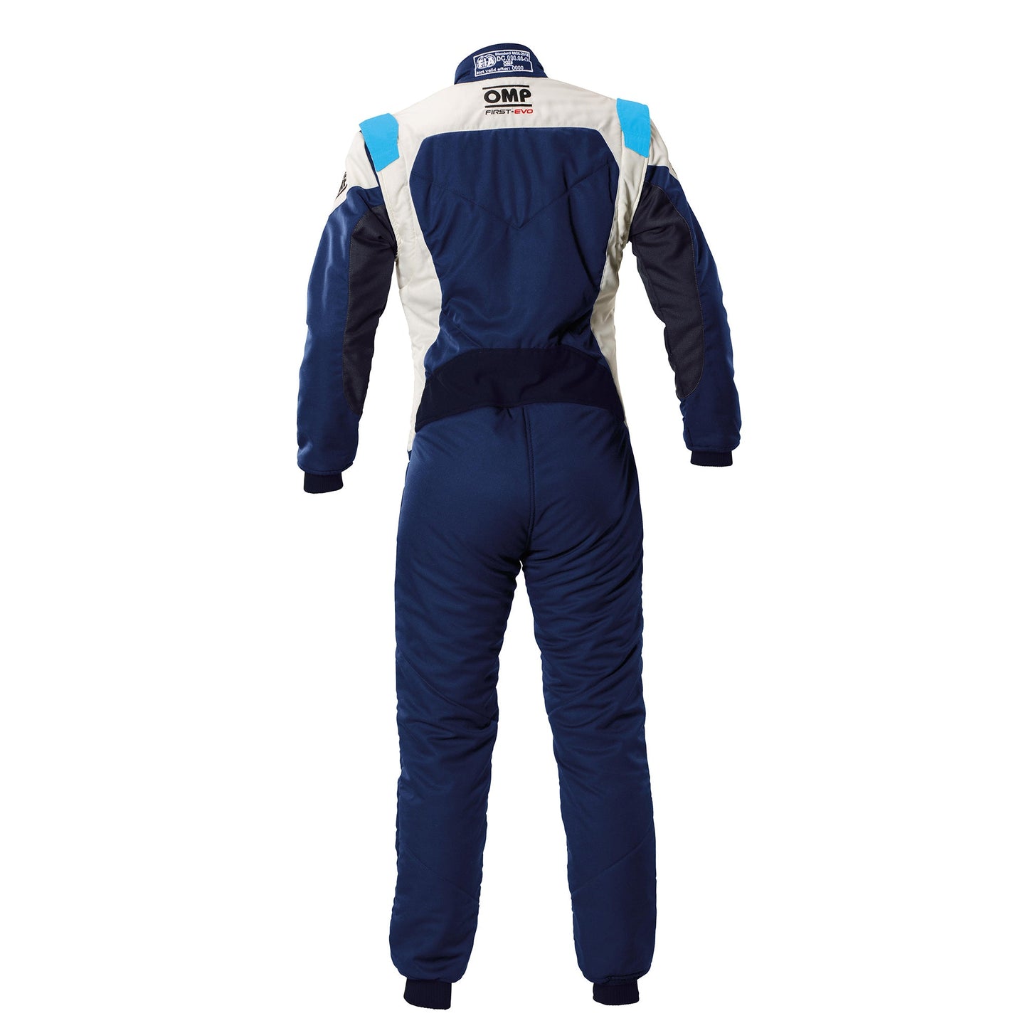 Navy Blue & Cyan - Rear