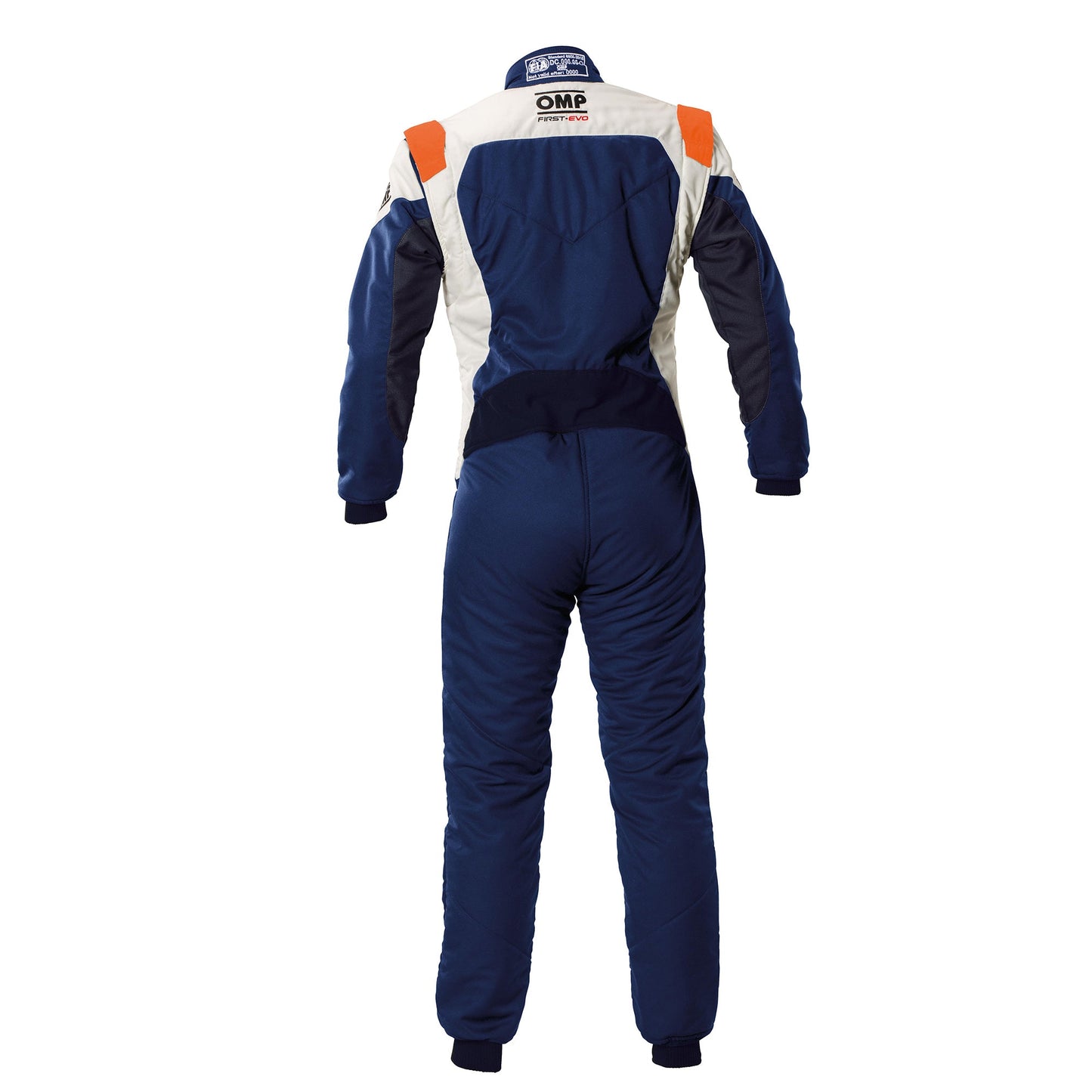 Navy Blue & Fluo Orange - Rear