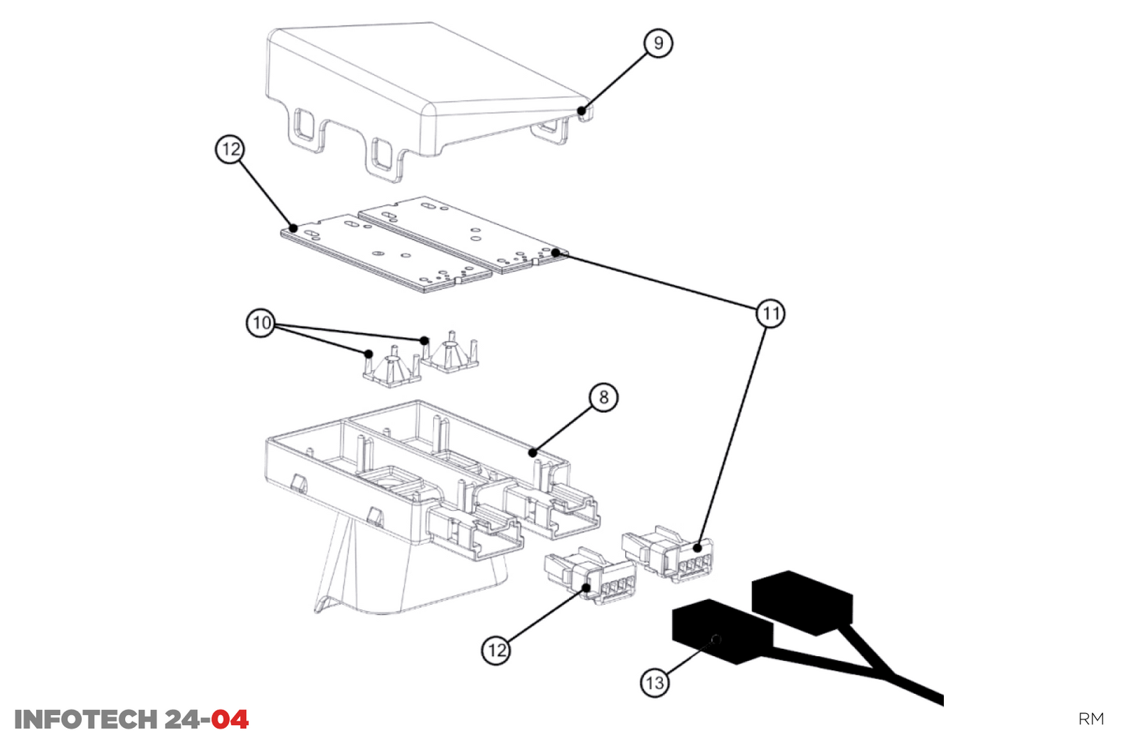 Infotech 24-04 - TB5 - Co-Driver Map Light - Race and Rally
