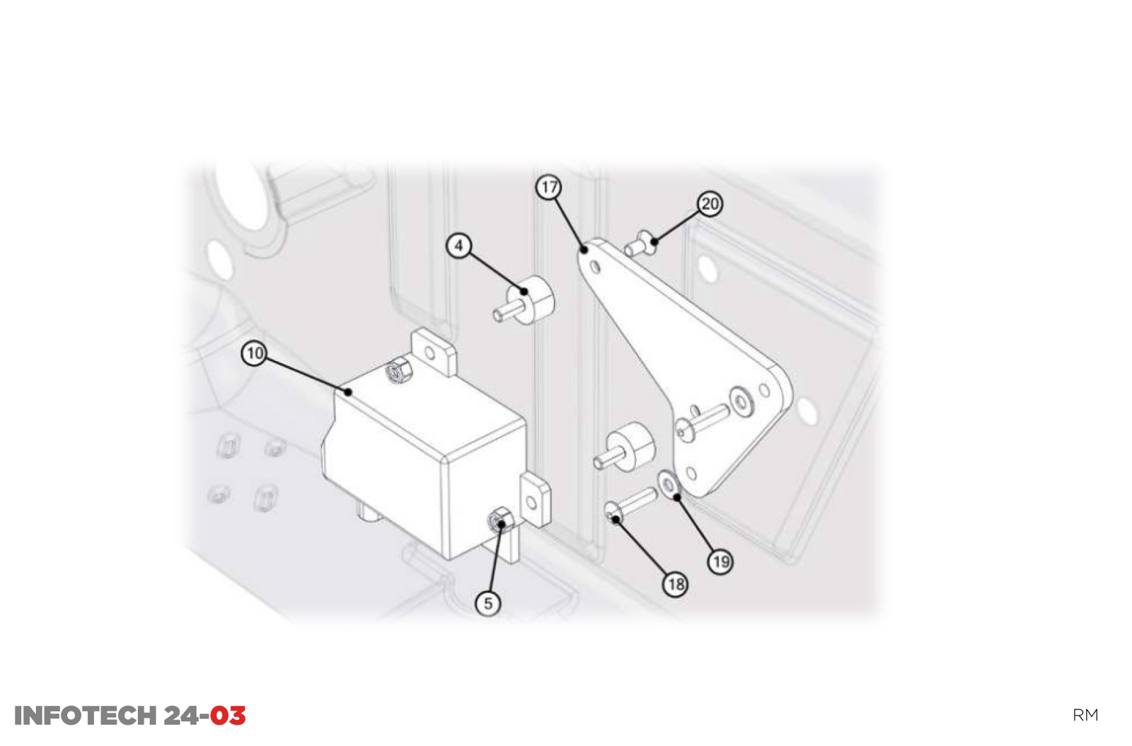 Infotech 24-03 - Main Relay 50Amp Position - Race and Rally