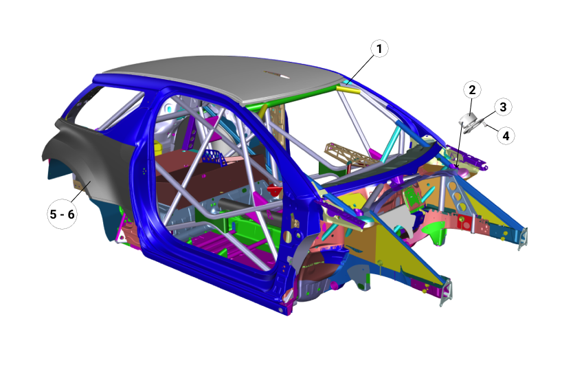 K9A - Bodyshell - Race and Rally