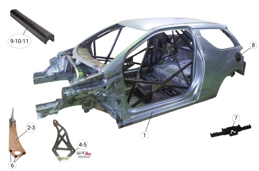 K9A - Bodyshell - Race and Rally