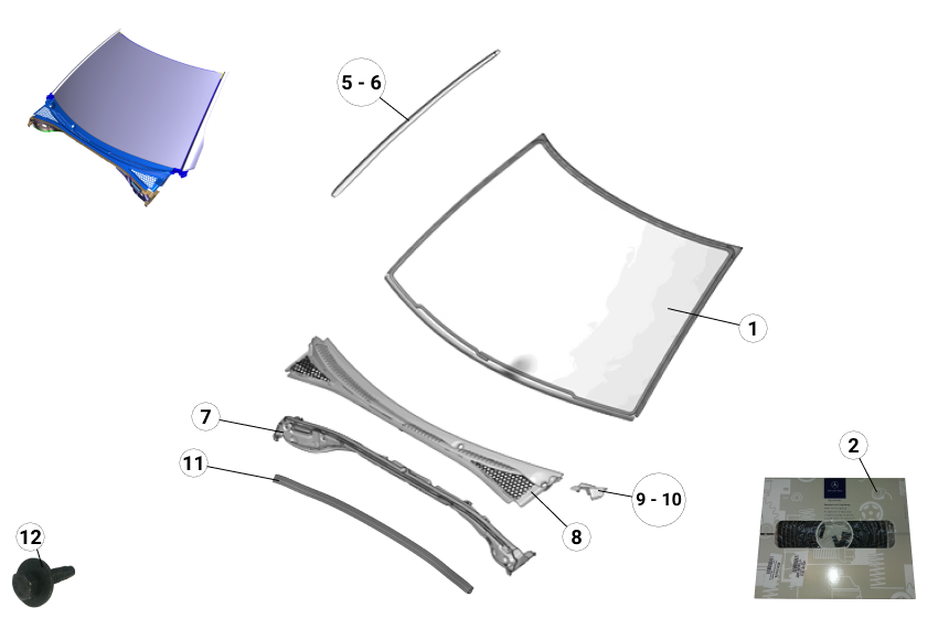 P1A - Windscreen - Race and Rally