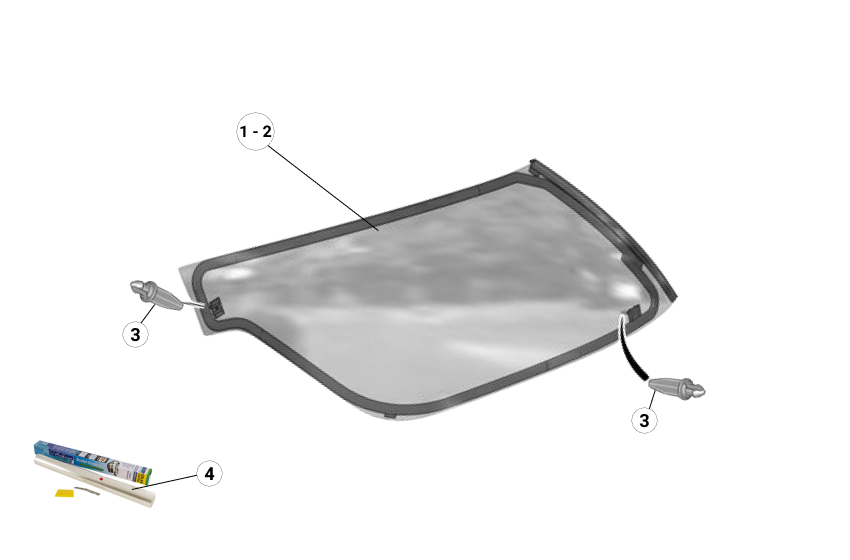 P1D - Rear Windows - Race and Rally