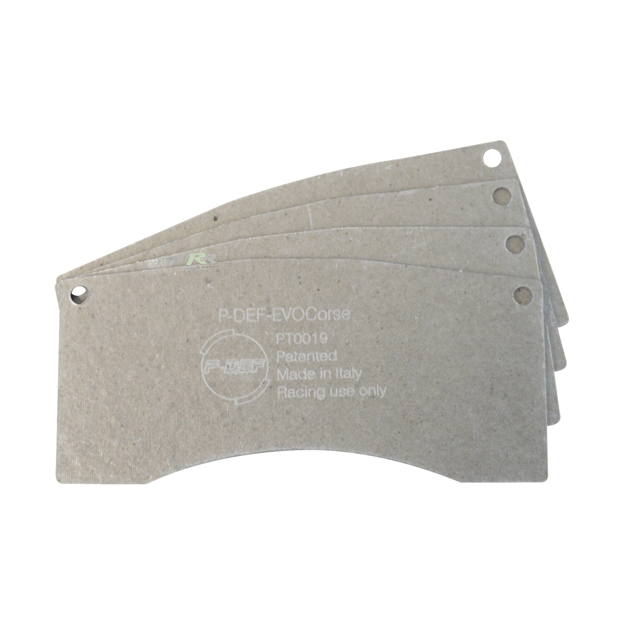 P-DEF Brake Pad Insulator Kit (4 plates) - FRP1077 / 5005 / 7700 - Race and Rally